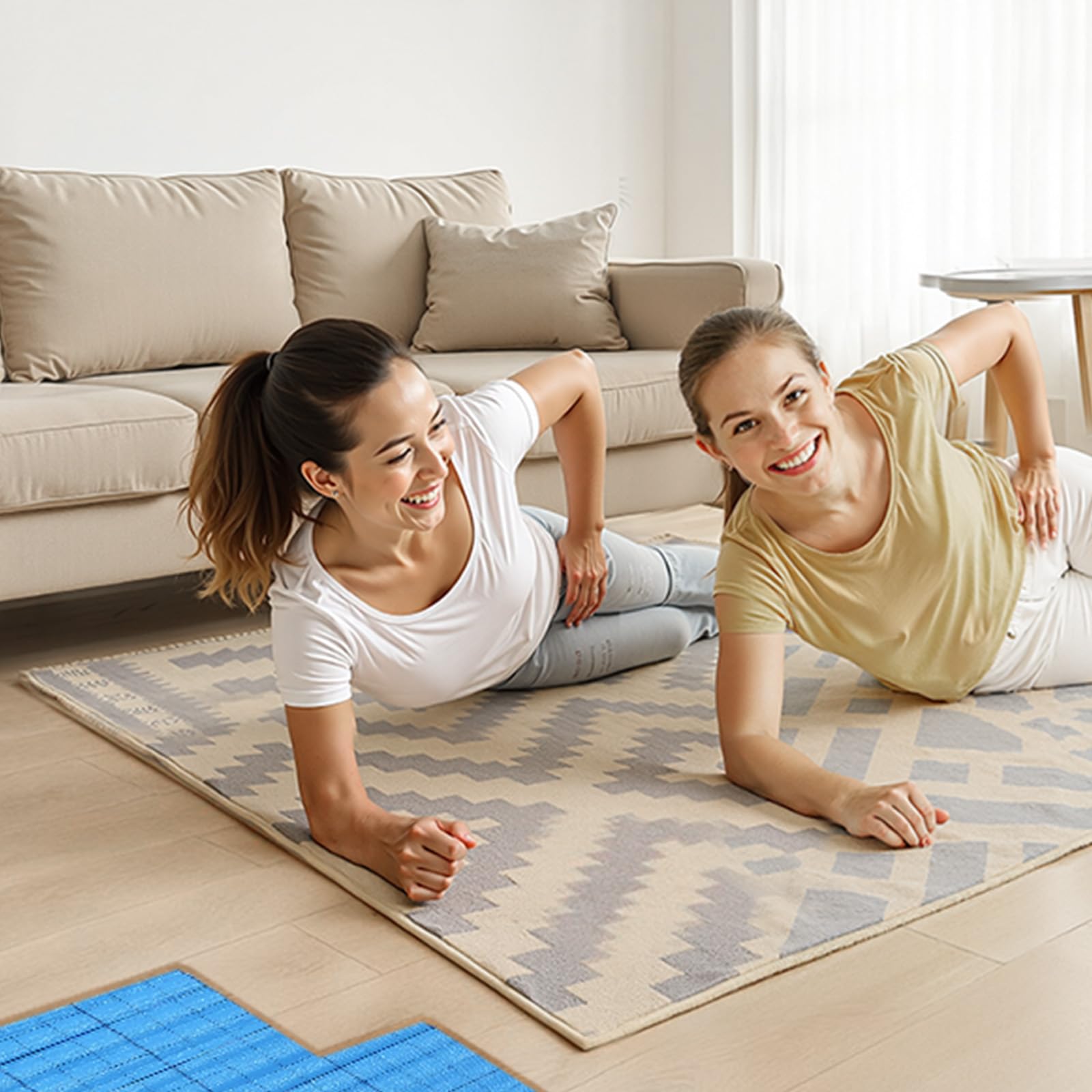 VEVOR sous Couche Parquet, 18,6 m², sous-Couche Isolante, Épaisseur 3 mm, avec Mousse EPE, Film PE Imperméable, Insonorisation Anti-humidité, Protection Infiltration, pour Sols Stratifiés, Parquets