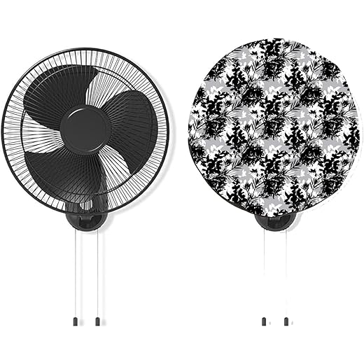 Print Fab Wall Fan Cover for Home Office Living Room Univers