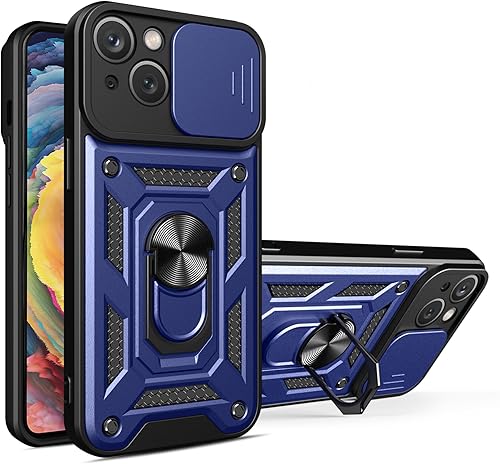 Miniatura 1 de Funda compatible con Xiaomi Poco F3 GT, lente deslizante a prueba de golpes compatible con Redmi K40 Gaming Case Ring Kickstand 2 en 1 Funda para