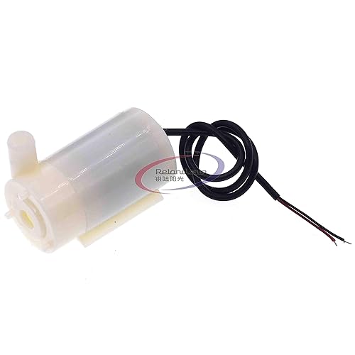 Mini bomba de agua micro sumergible 100LH DC 3V bajo ruido sin escobillas bomba de motor horizontal vertical 3.3 ft manguera suave (horizontal)
