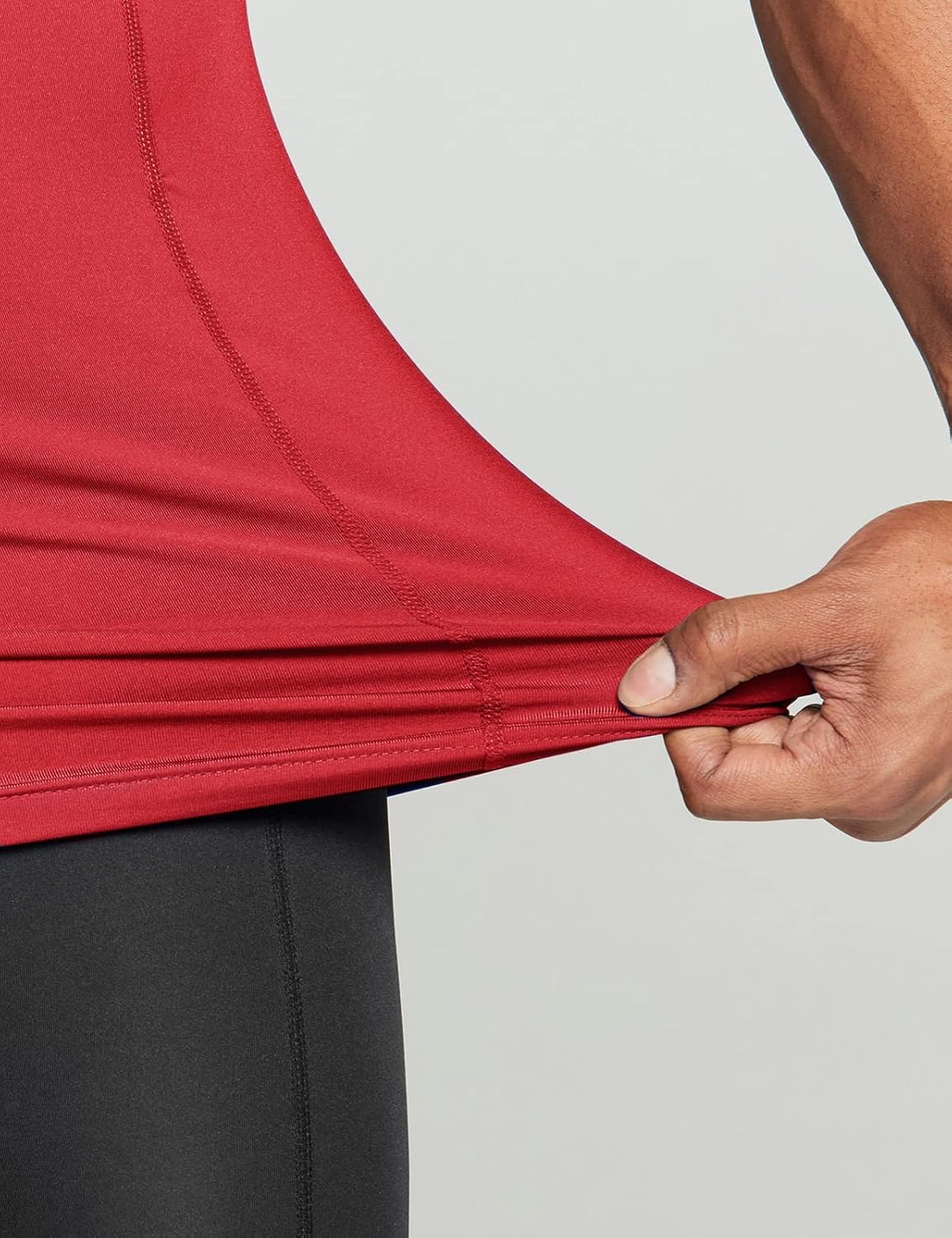 ATHLIO Men's Cool Dry Short Sleeve Compression Shirts, Sports Baselayer T-Shirts Tops, Athletic Workout Shirt - Image 6