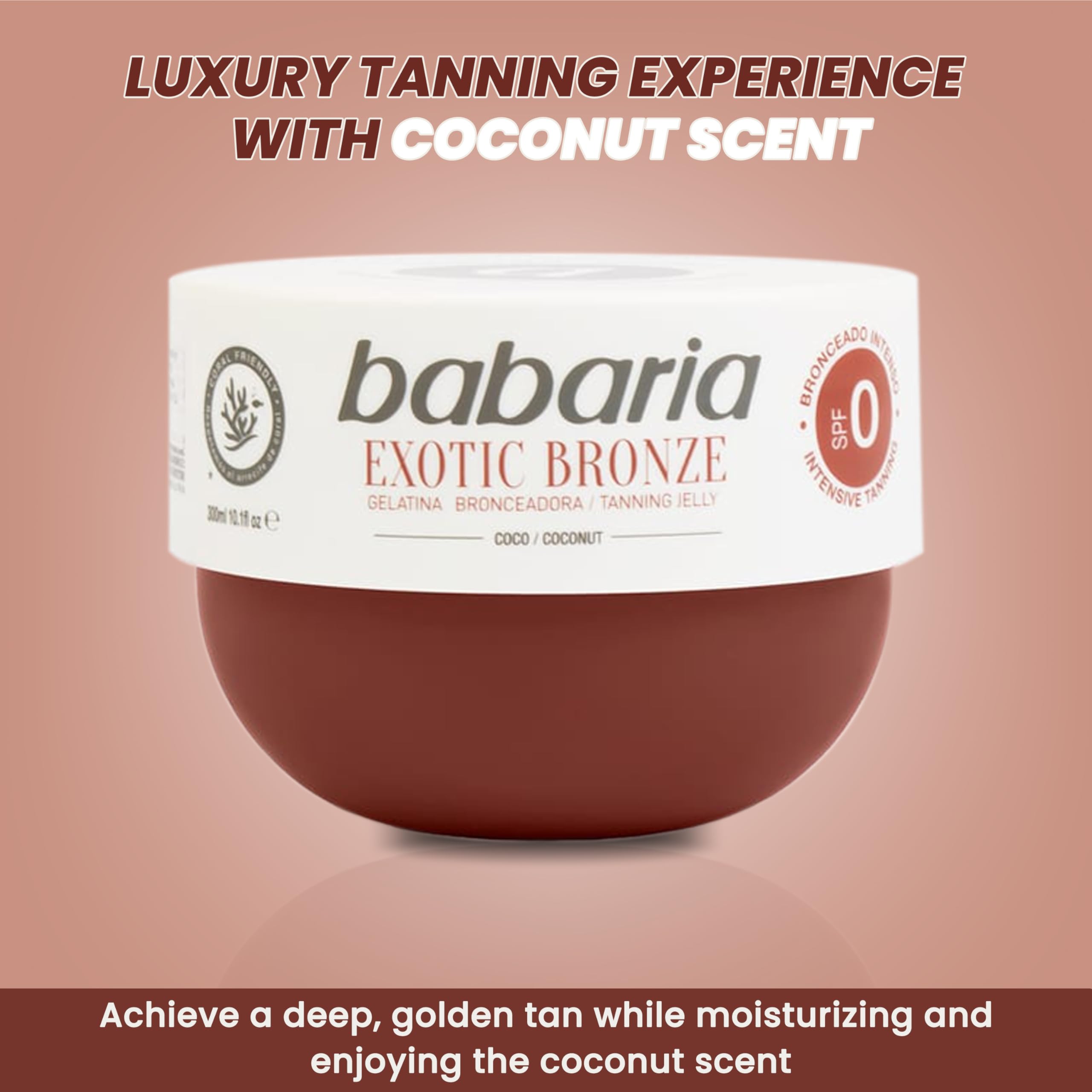 Katsy Style Exotic Bronze Tanning Jelly 300ml - Coconut Scented Gel for Intensive Deep Tan - Water Resistant & Moisturizing - Image 2