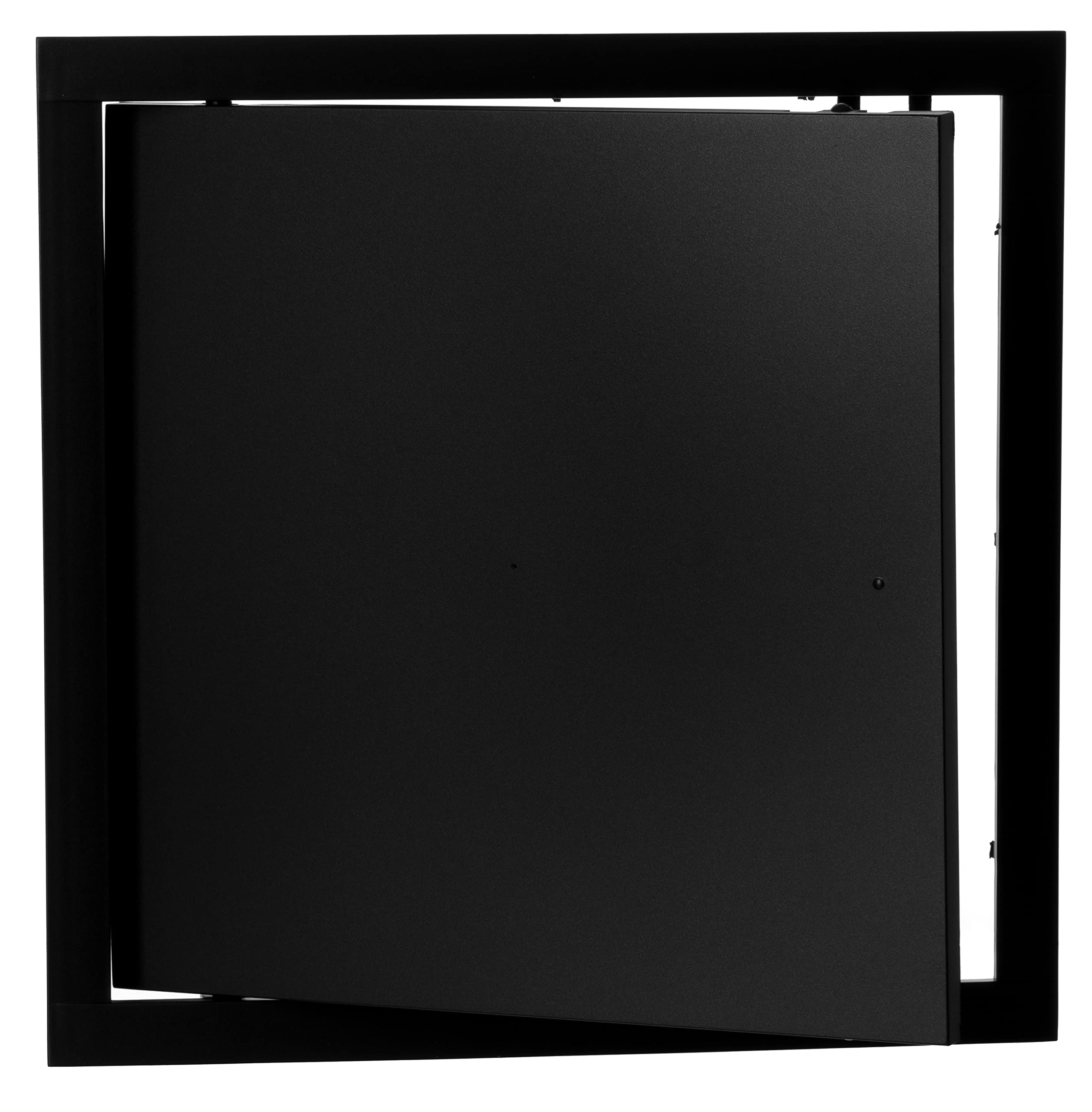 Steinberg14 Black Plastic Access Panel 300X300mm - 12X12 Inch Inspection Hatch - Anthracite Access Hatch For Plasterboard - Loft Access Door - Wall Ceiling Hatch - Inspection Cover