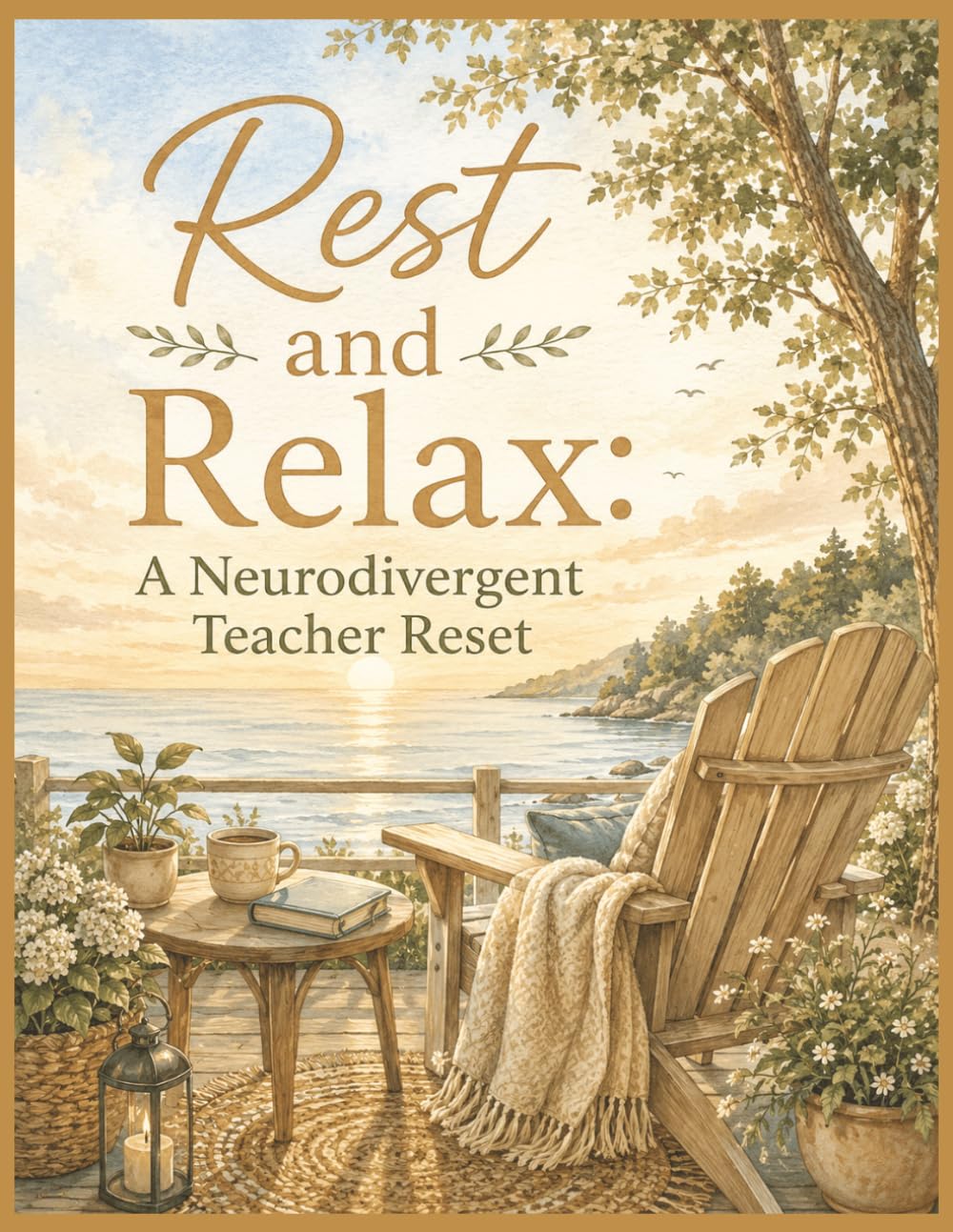 Rest and Relax: A Neurodivergent Teacher Reset: A Coloring Book for Teachers Who Feel Everything And Are Doing Their Best