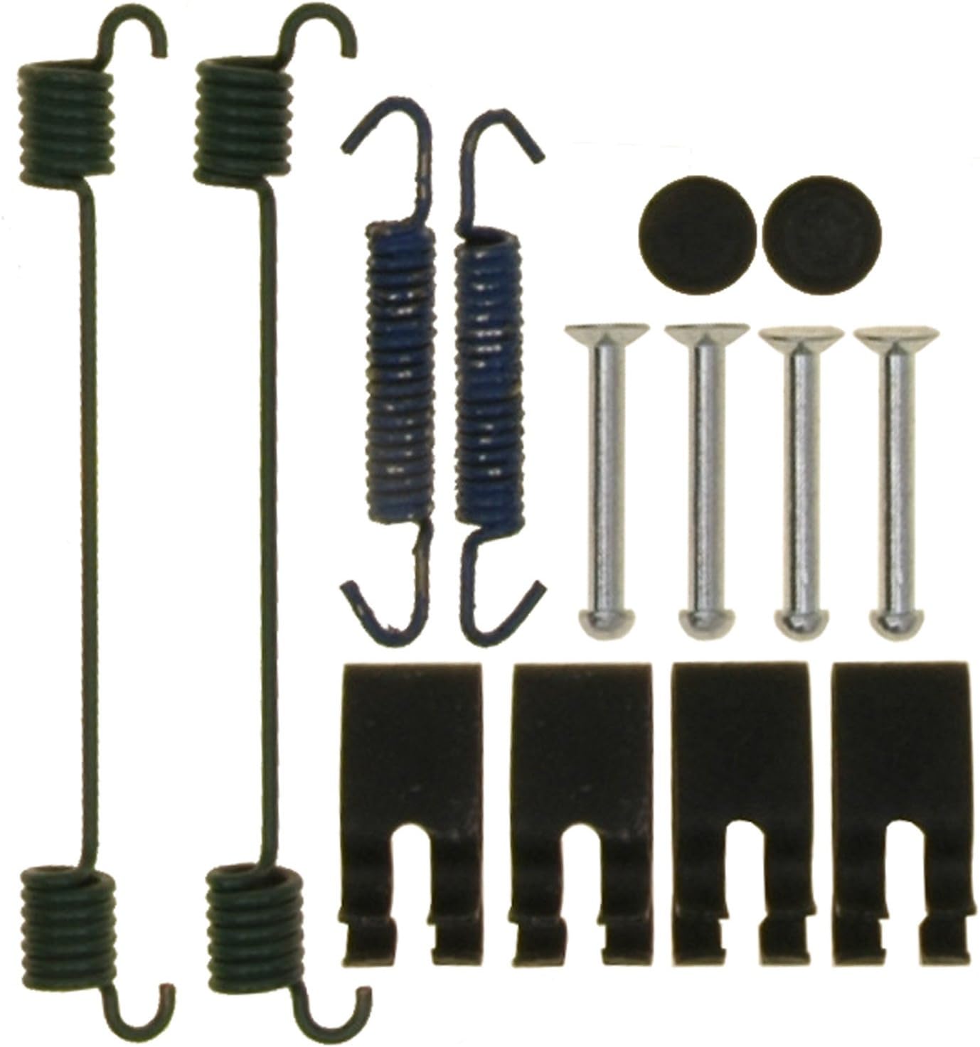 ACDelco 18K17480 Professional Rear Drum Brake Hardware Kit with Springs, Pins, Retainers, and Caps