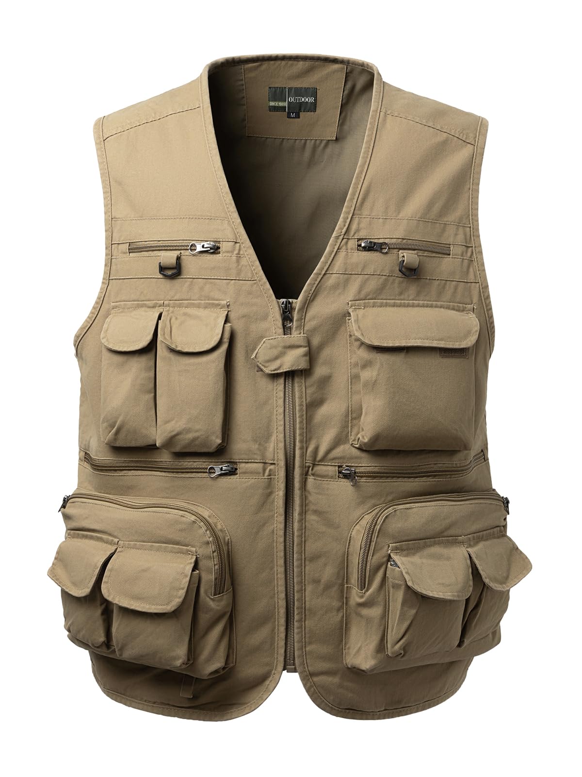 Chaleco da Pesca para Hombre Multibolsillos Chaleco de Caza Fotografo Chalecos Safari Trabajo