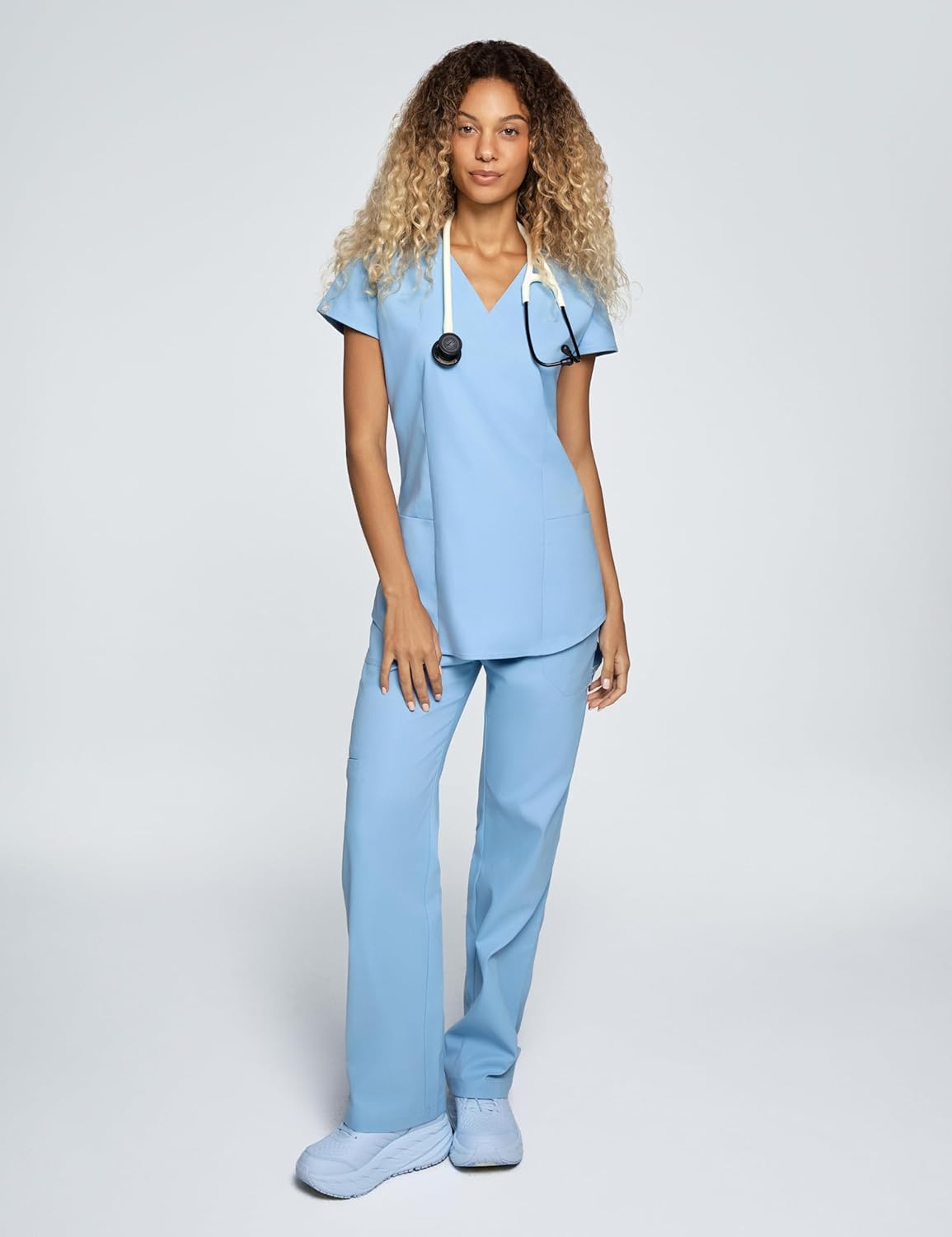 Anne Cargo Scrub Pants for Women – Classic Fit, 5 Pockets, High-Performance, Easy Care - Image 3