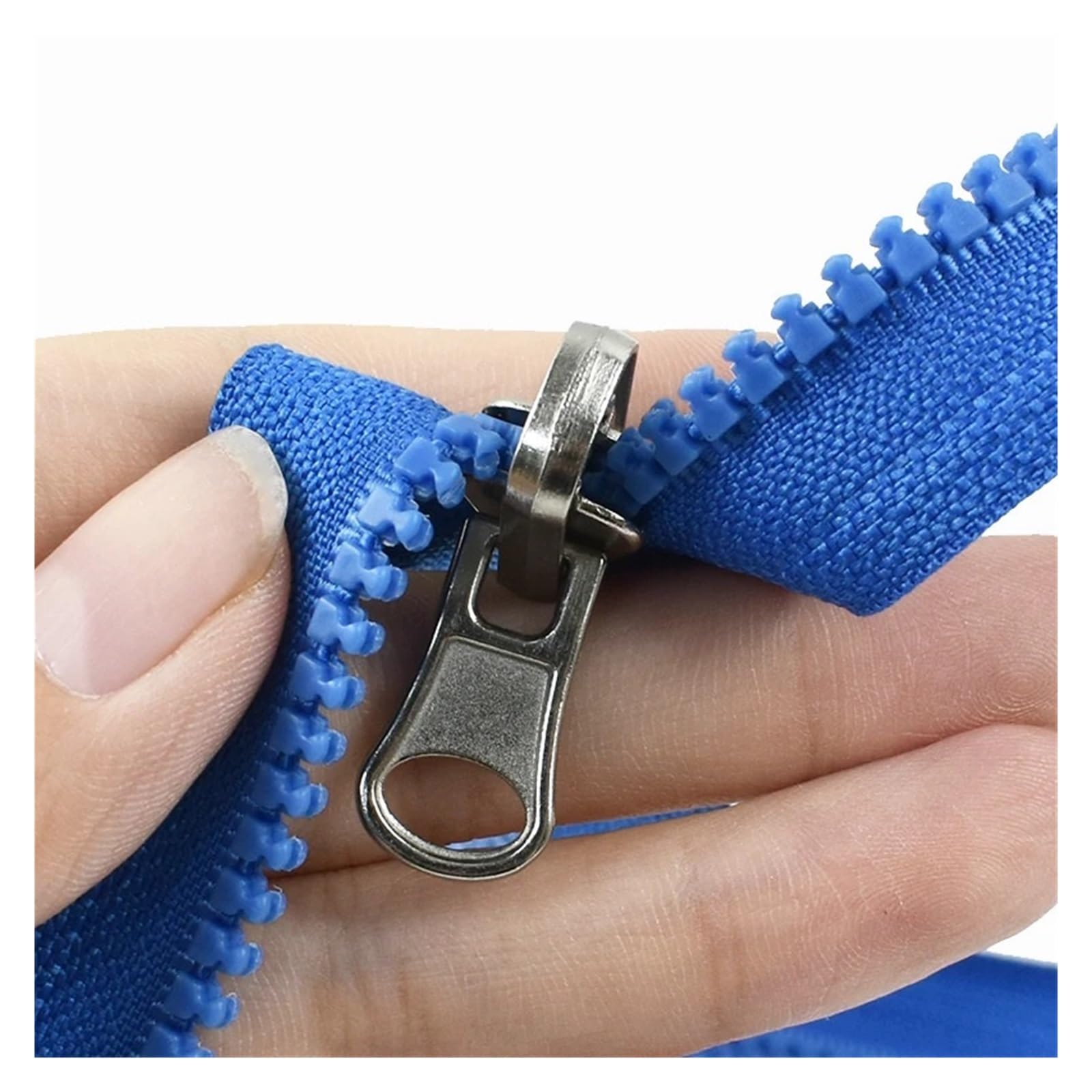 Lot de 1 à 10 fermetures éclair en résine 5# de 70 cm à extrémité ouverte avec extracteur pour sac, couture, réparation, loisirs créatifs