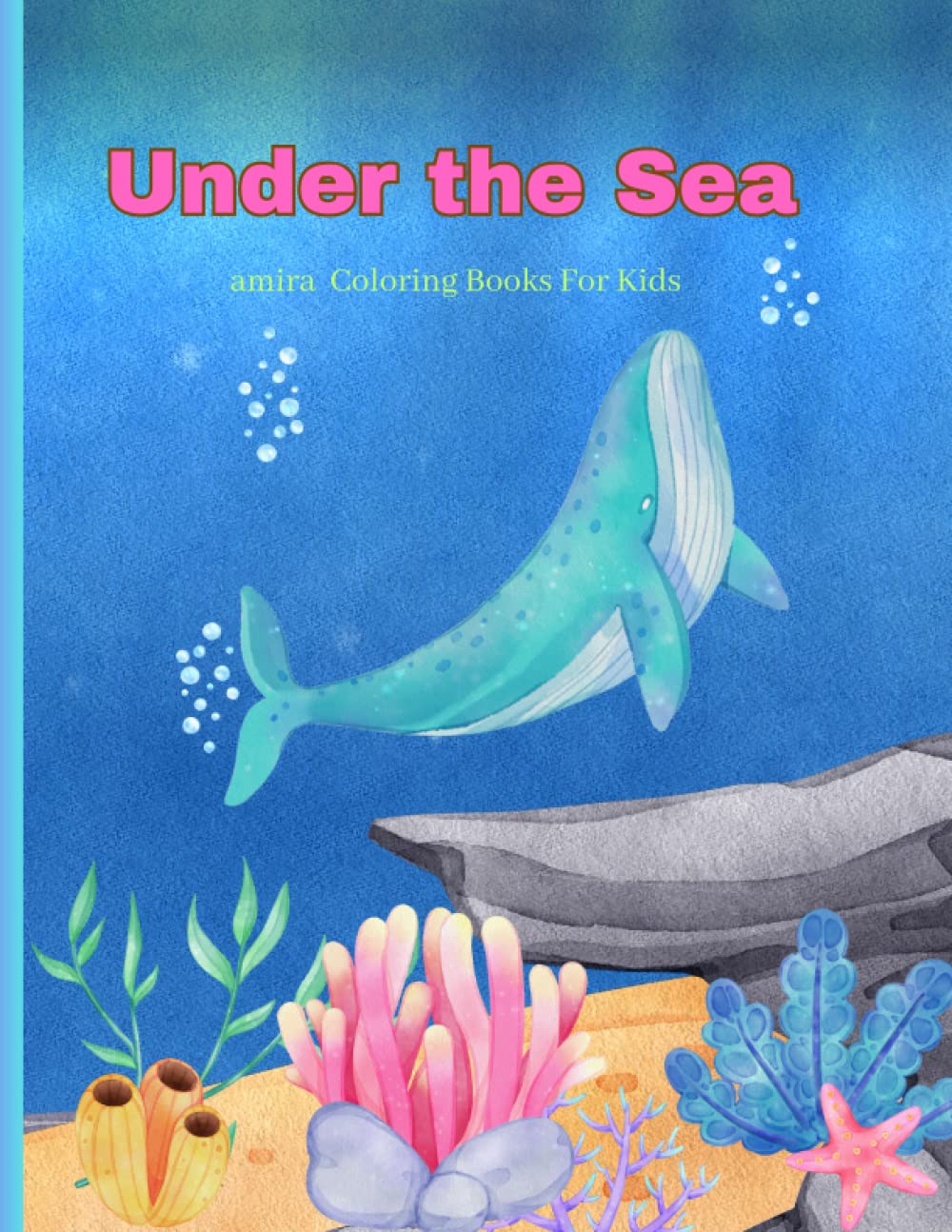 Livre de coloriage Under the Sea amira pour enfants curieux
