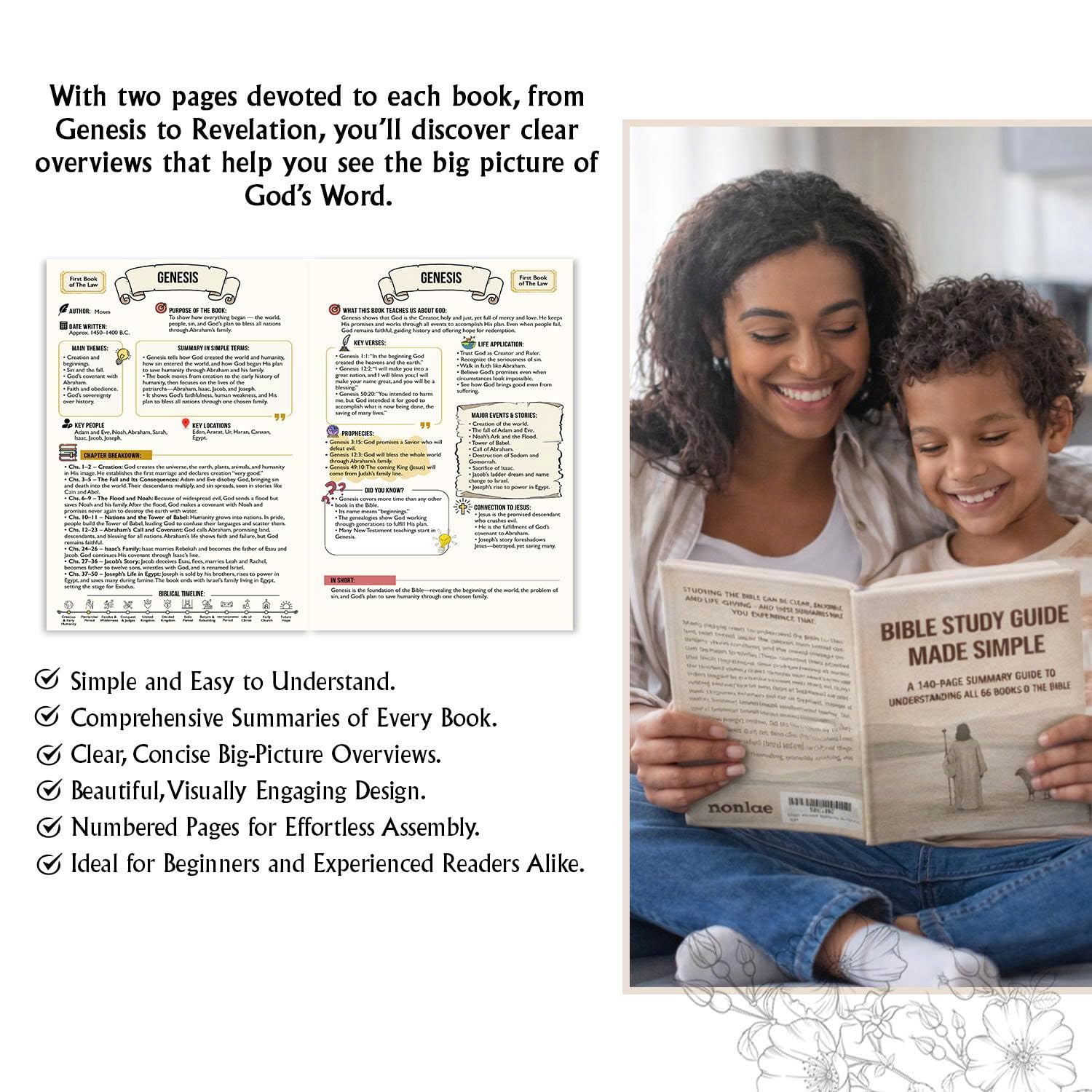 Snapklik.com : Bible Study Guide Made Simple - 140-Page Beginners Bible ...