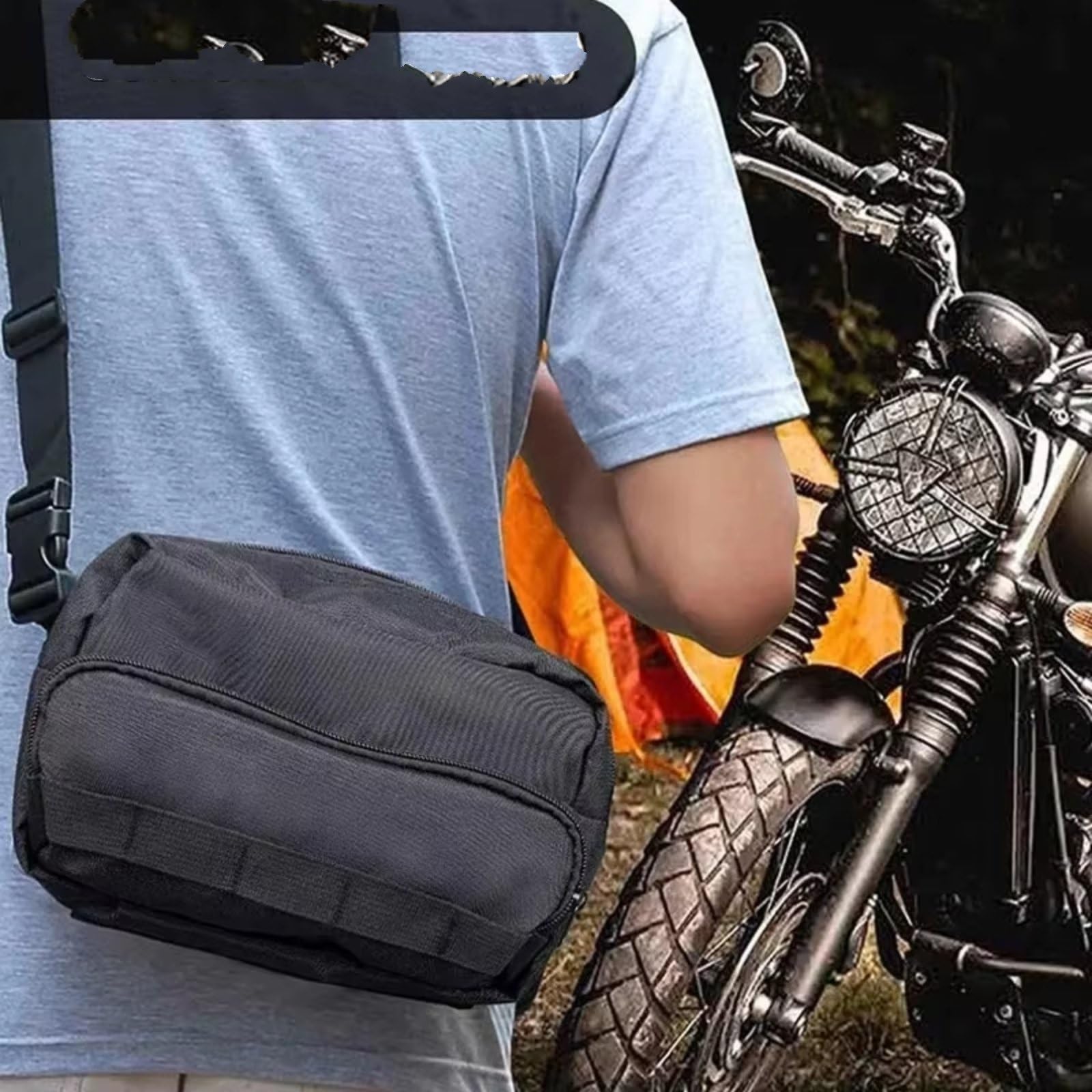Compatibile Con Per R1250GS Per F800GS Per F700GS Dirt Moto Borsa Manubrio Barile Borse Multifunzione Stoccaggio Strumento Spalla Sacche Moto