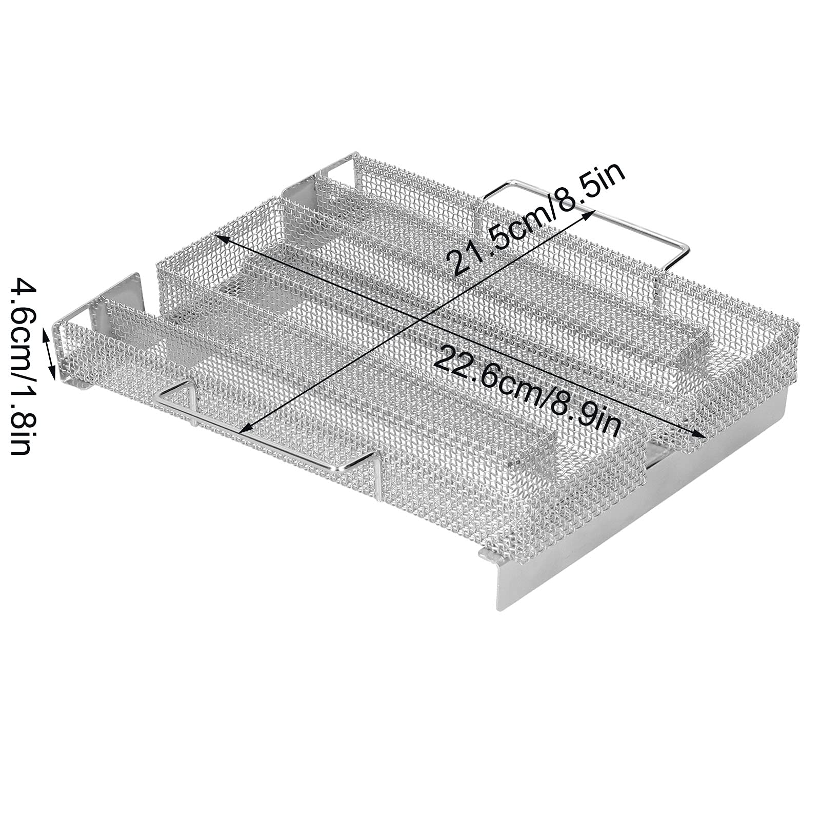 Stainless Steel Cold Smoke Generator for Barbecue BBQ Grill or Smoker, Smoker Tray for Pellet Grill