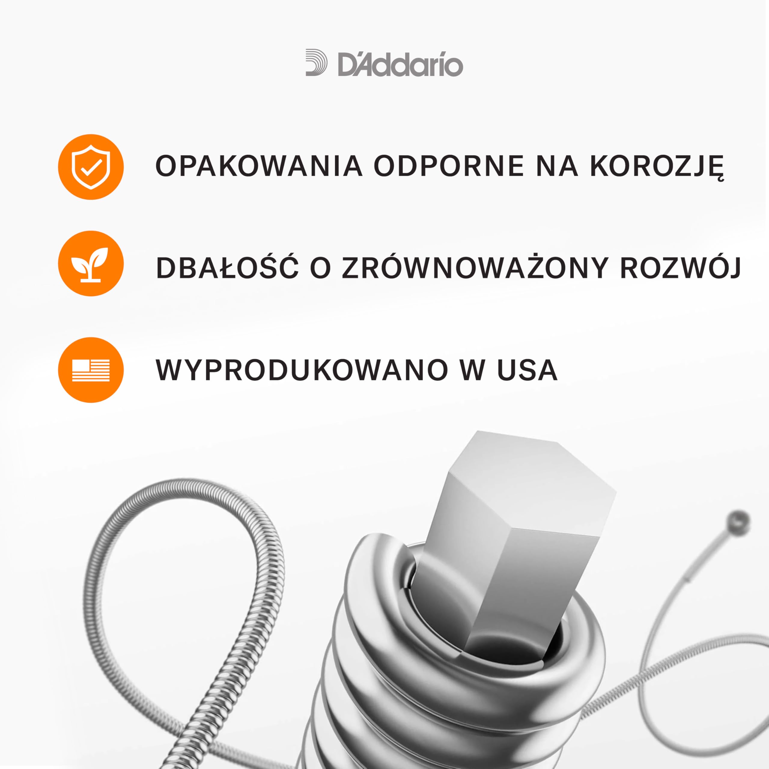 Struny do gitary elektrycznej D'Addario NYXL1046-3P z niklowaną owijką, Regular Light, 10-46, 3 zestawy