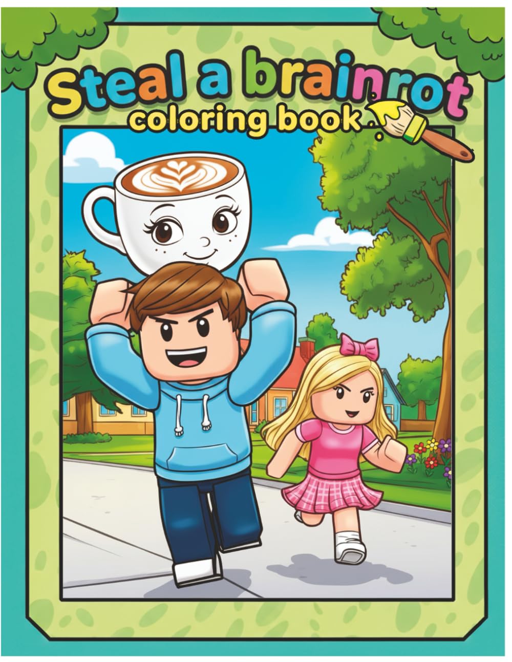 Steal a Brainrot: Meme coloring book