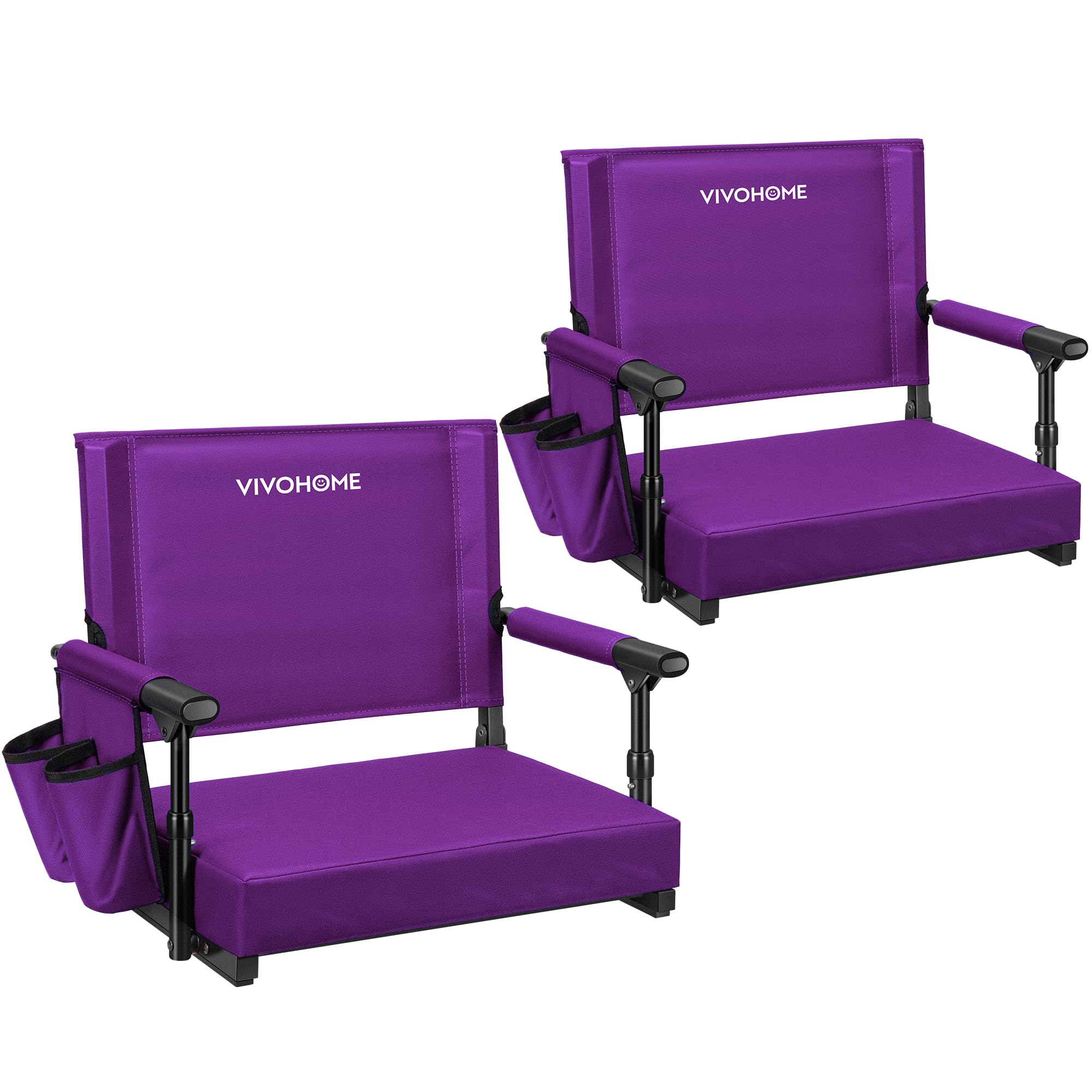 Amazon.com: VIVOHOME Stadium Seats with Back Support and Cushion