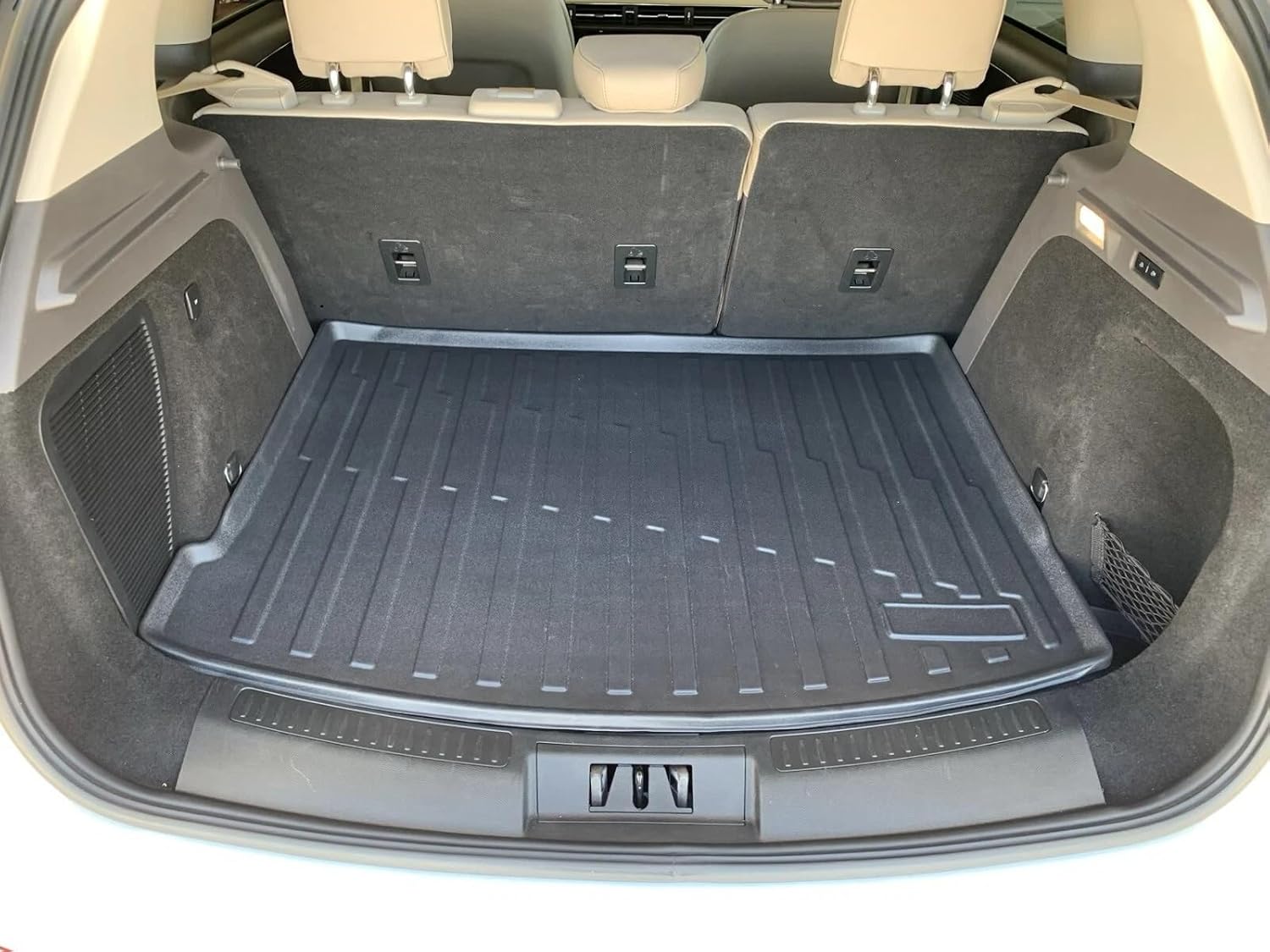 Floor Cargo Liner – Trunk Mat for Lincoln Corsair 2020–2026 – Weather – Resistant Trunk Mats for Cars with Raised Lip – Non-Slip Car Tray Pad Boot – Laser Pre-Cut Design