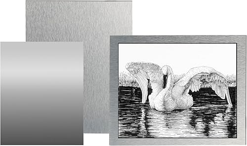 Miniatura 8 de AlumaComp Paneles de montaje y pintura de archivo sin imprimación de aluminio  Tableros de aluminio sin imprimación sin ácidos para aceites,