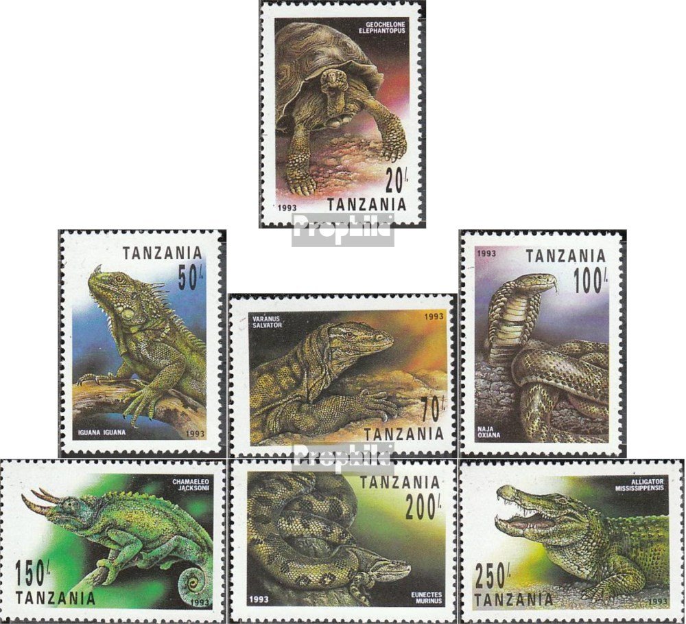 Colección De Sellos Colección De Sellos Tanzania Usados