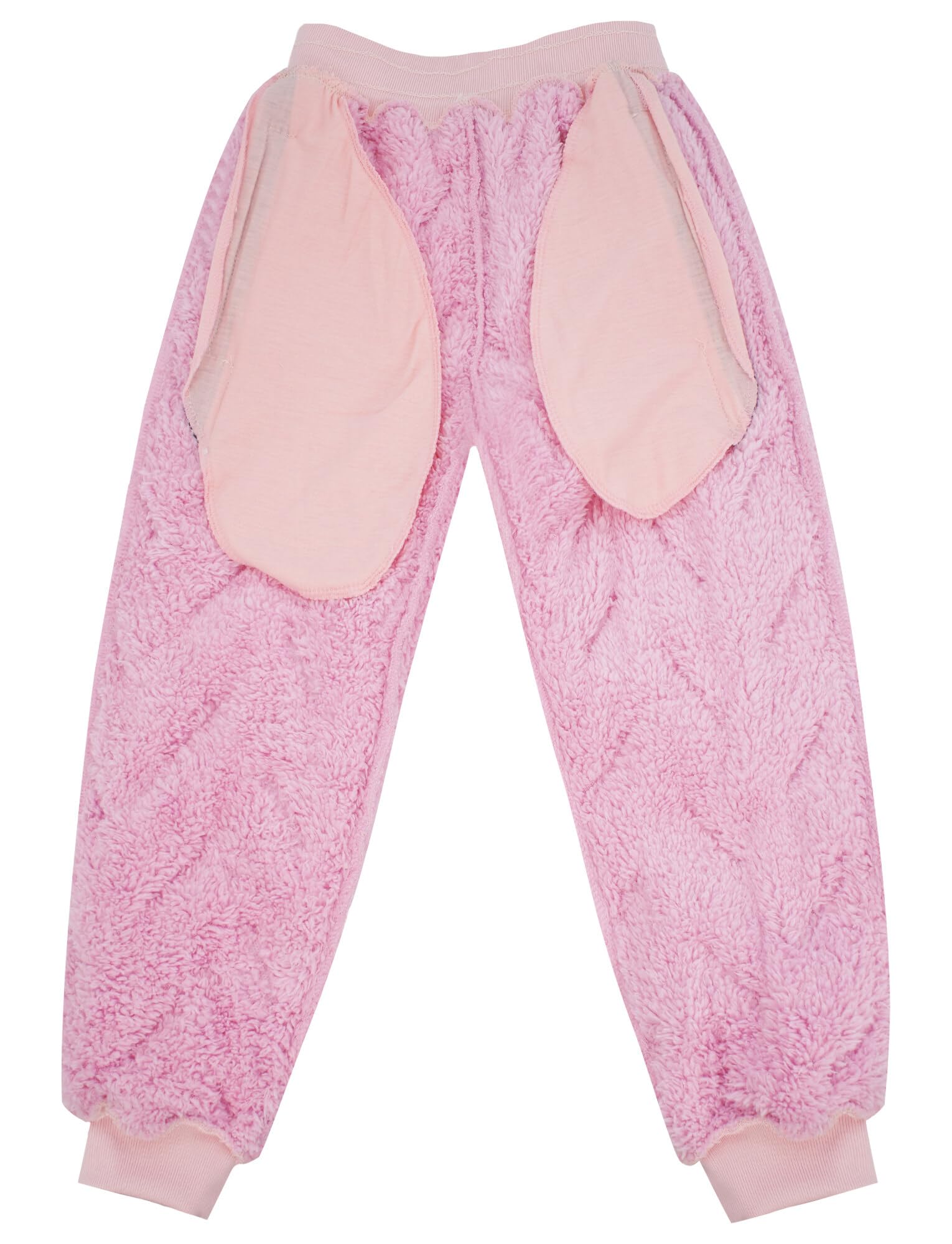 Kinder Fleecehose Skihose Warm Gefüttert Thermohose Winter Wasserdicht Winddicht Schneehose Jungen Mädchen Wanderhose Rosa 5-6 Jahre