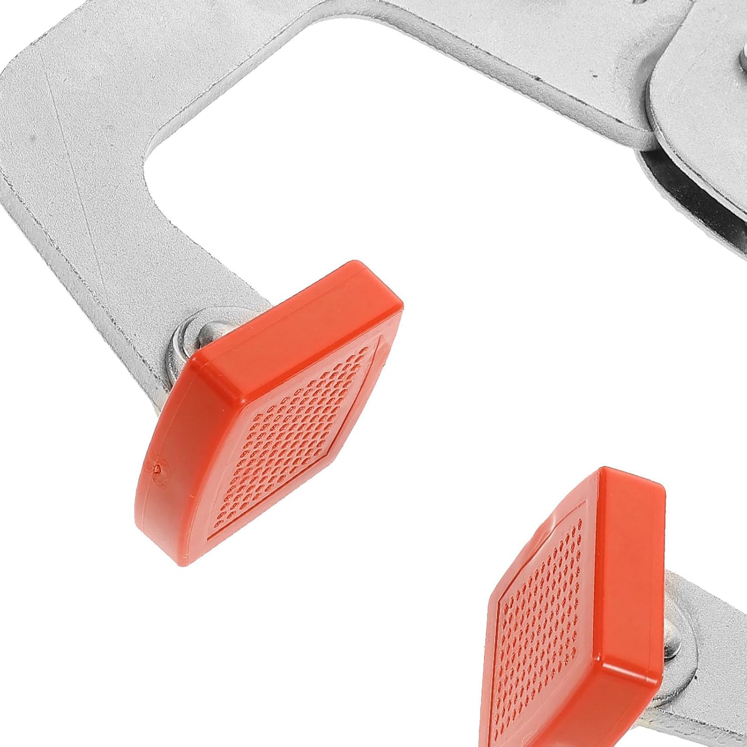 2pcs 11-inch C-clamp Heavy Duty Woodworking Hand Tools with Non-slip Grip and Safety Plastic Guard for Home Improvement and Carpentry Workholding