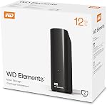 Western Digital 12TB Elements Desktop External Hard Drive - USB 3.0