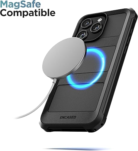 Miniatura 9 de Encased Falcon Armor - Funda diseñada para iPhone 15 Pro Max con funda de clip para cinturón, funda ultra protectora a prueba de golpes (compatible