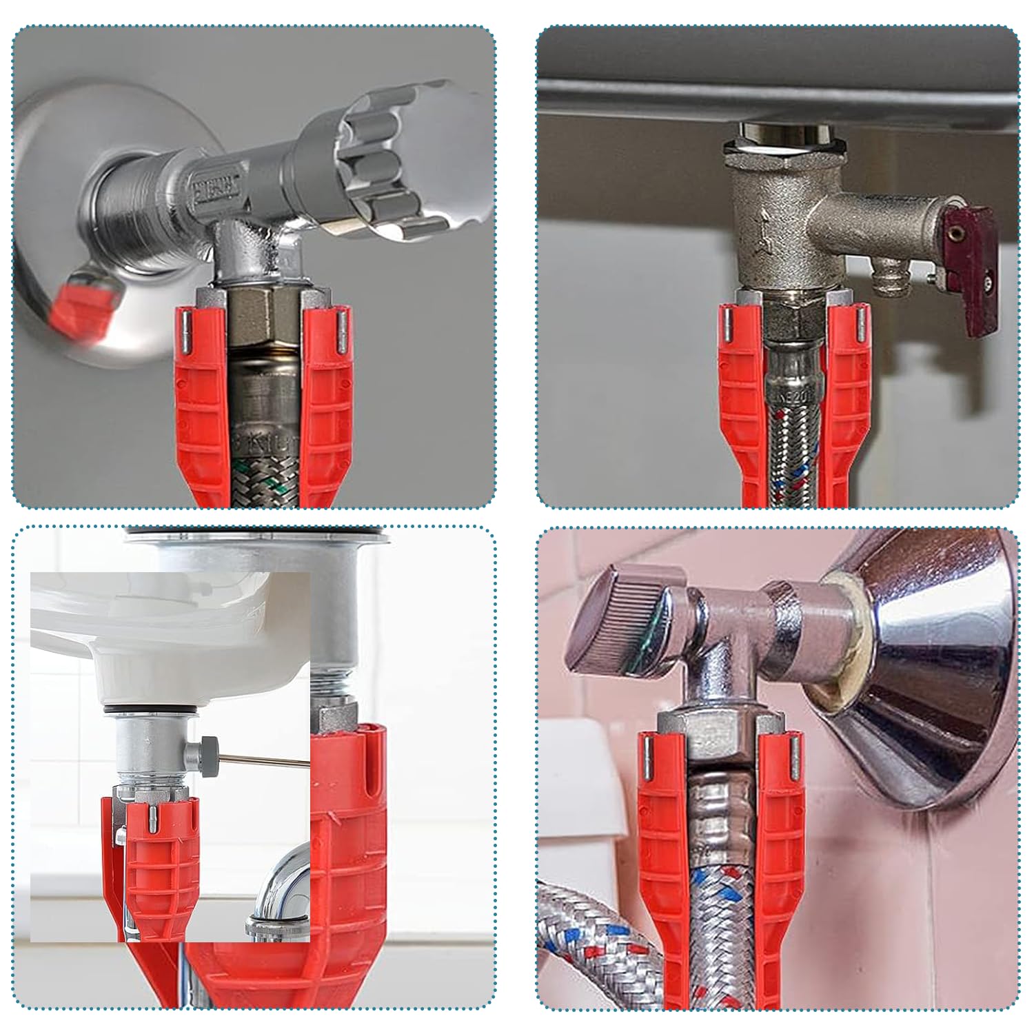 Clé De Robinet 14 En 1, Clé D'évier, Outil D'installation De Plomberie D'évier, Outil De Clé