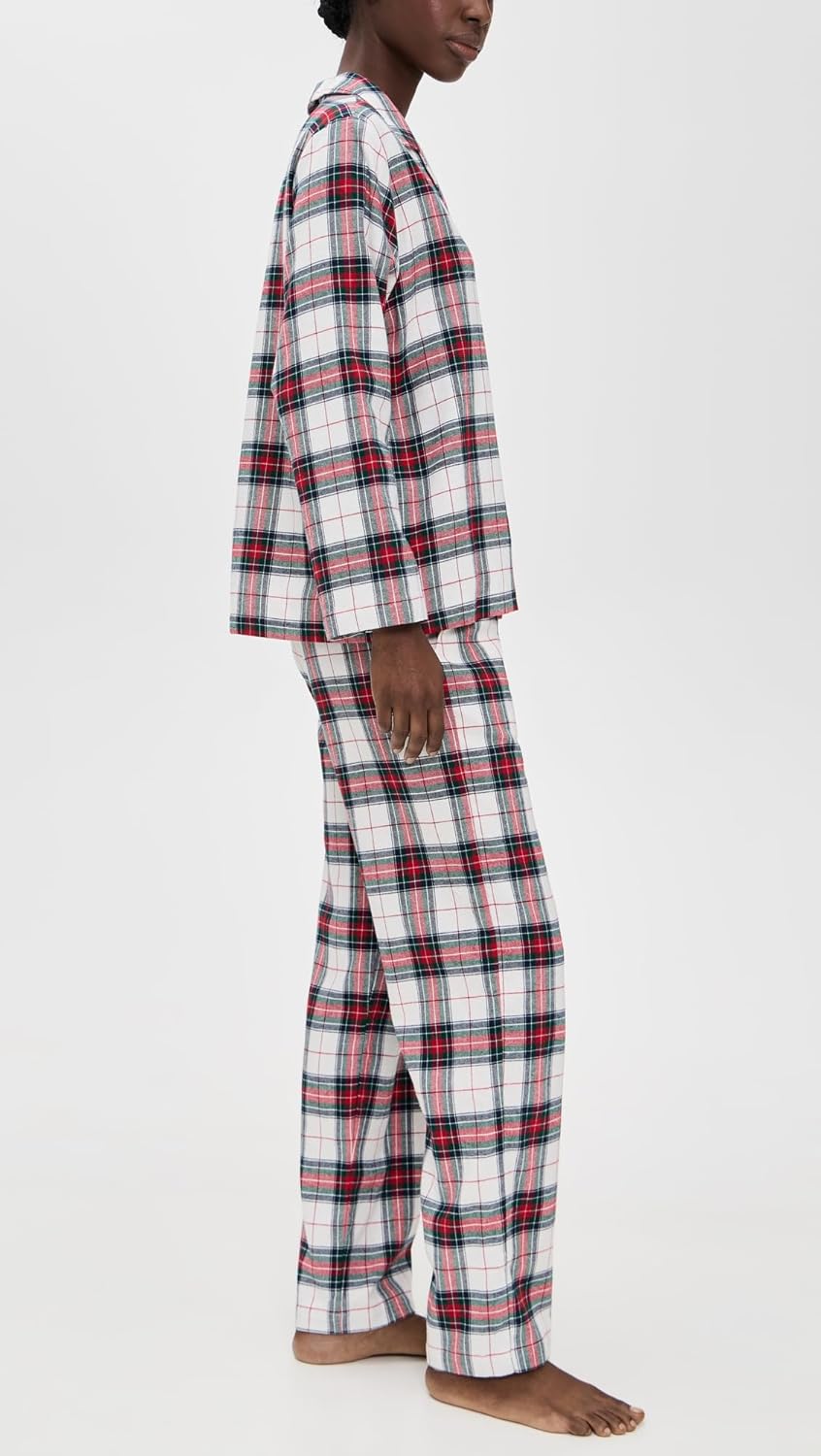 Eberjey Women's Flannel Long Pajama Set - Image 4
