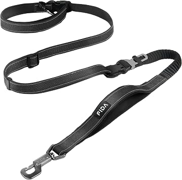 Fida 6-in-1 Hands Free Dog Leash Heavy Duty, Waist Corssbody Dog Leash