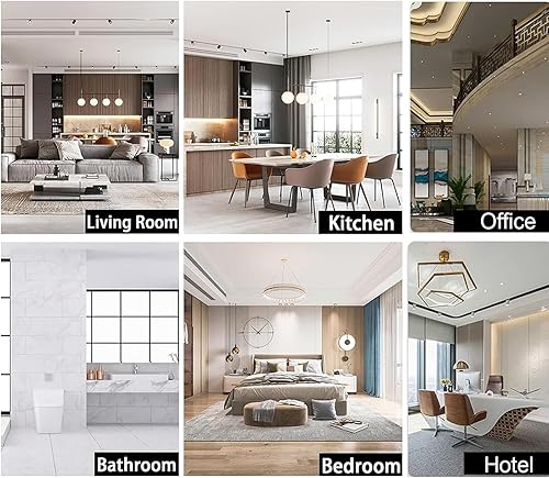 Miniatura 5 de Tira de transición de piso de aluminio, tira de transición de piso de madera a azulejo, umbral reductor, tira de transición de piso para espacio de