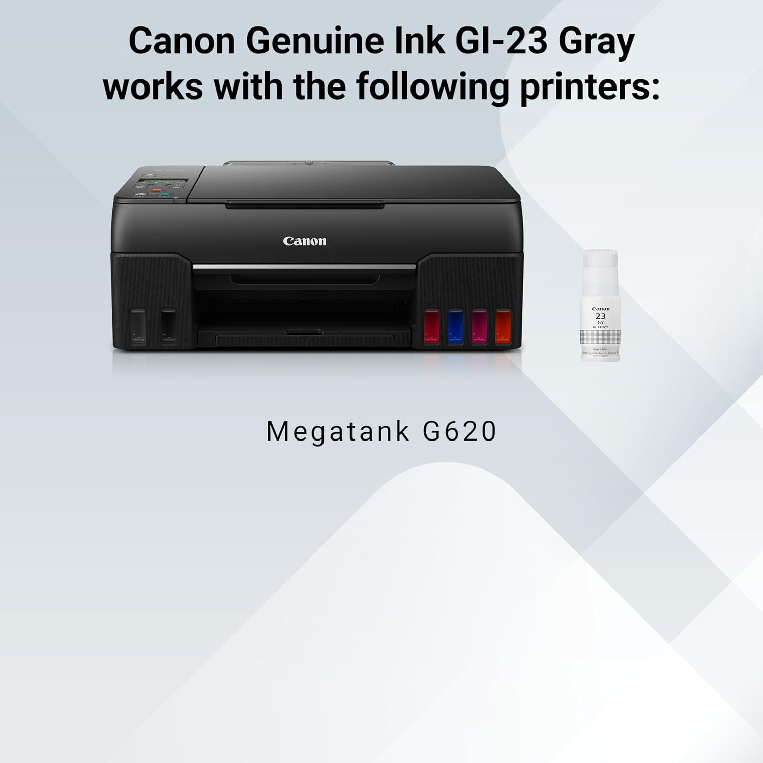 Canon GI-23 Genuine Gray Ink Bottle, Compatible with Megatank G620 Printers
