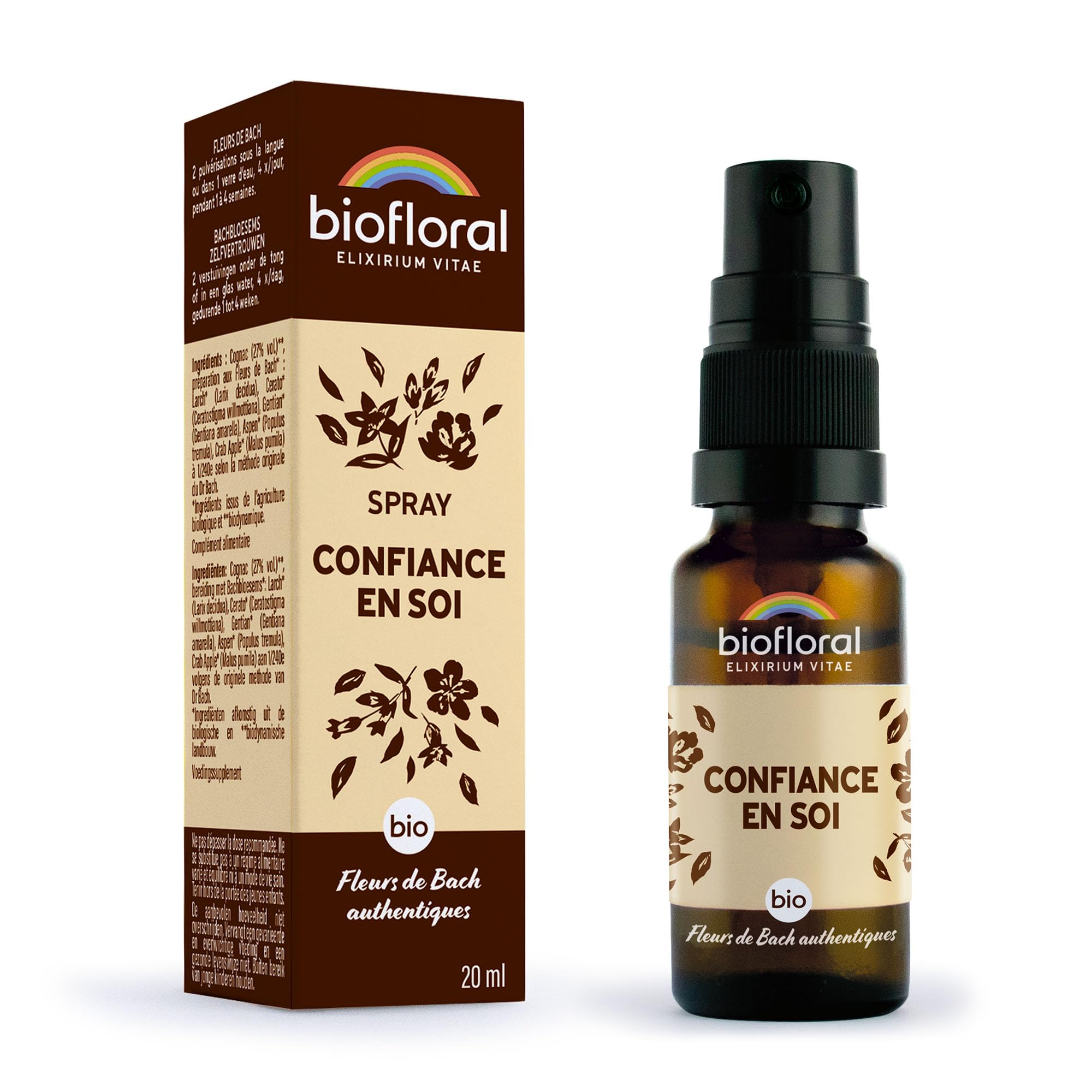 BIOFLORAL - Complex Confidence in oneself - Organic Spray Demeter 20 ML