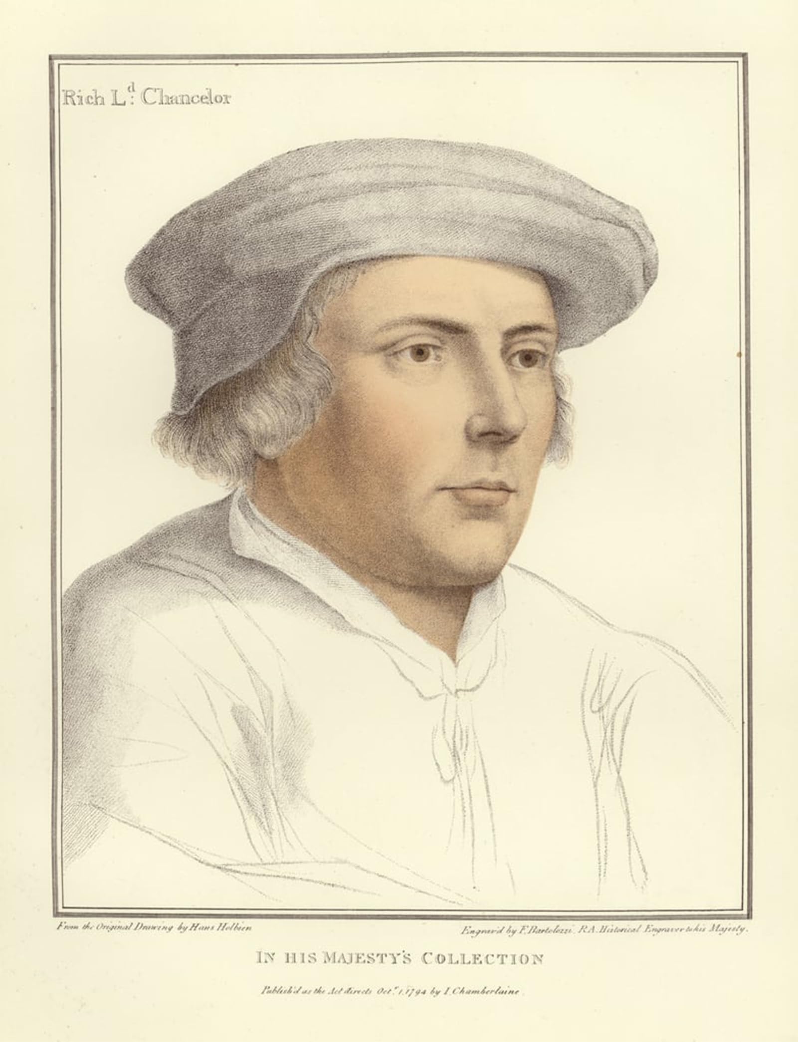 Tableau Toile Hans Holbein Lord Chancellor pour Décoration Murale Salon