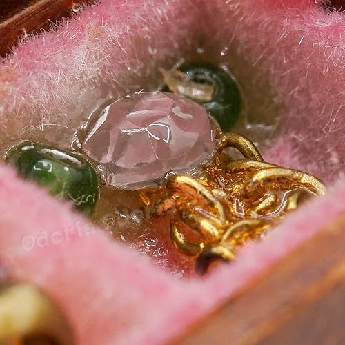 Miniatura 5 de Odoria Joyero miniatura 1/12, accesorios de decoración de casa de muñecas, A