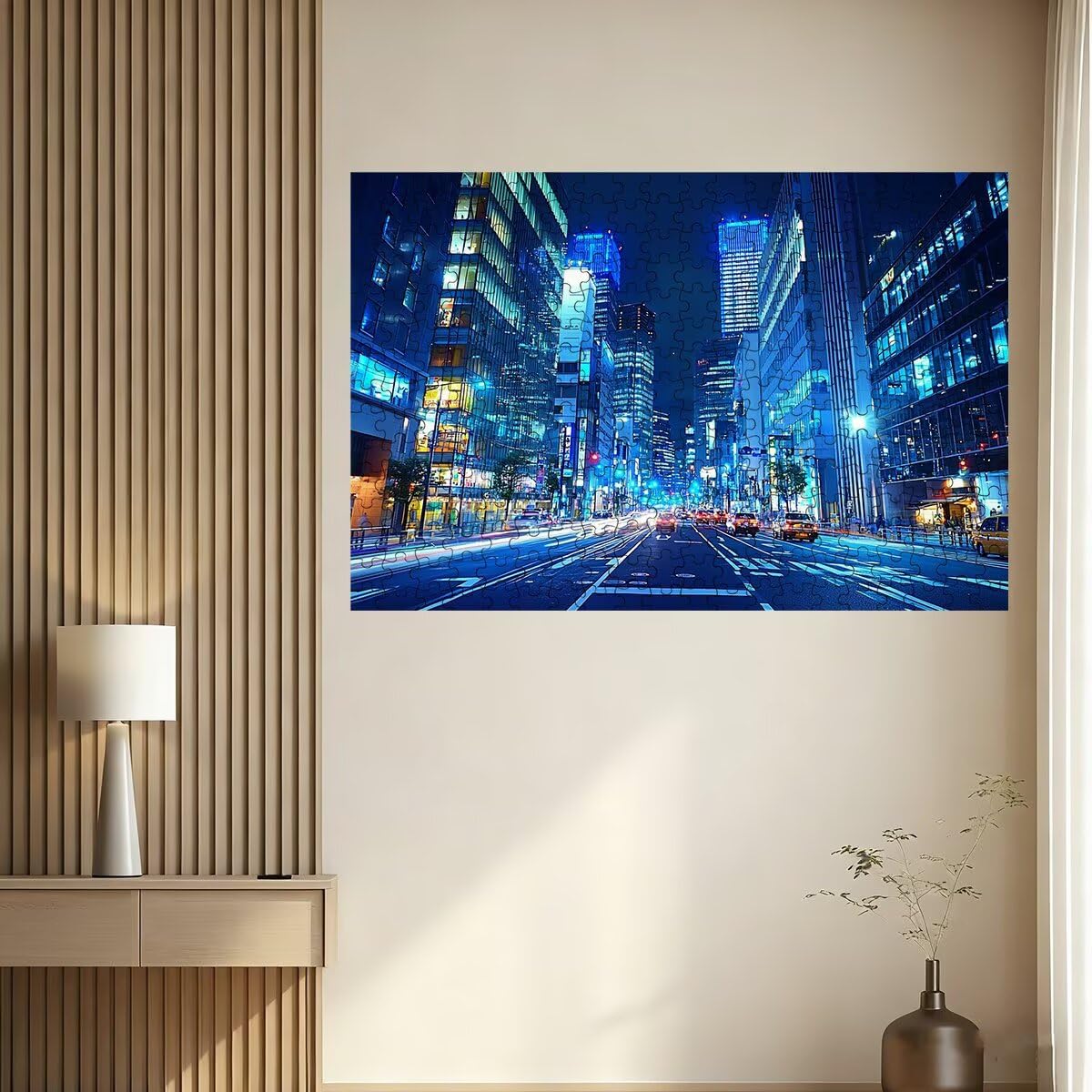 Puzzle 3000 Pezzi Citta, Puzzle Adulti Edificio, Puzzles in Legno con Squisita Scatola di Imballaggio, Classici Puzzles Educativi per Adulti eTutta La Famiglie, Come Regalo Uomo, Decor Casa -3015