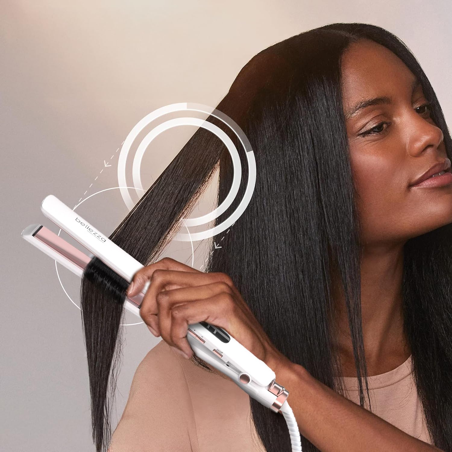 Beautylife ストレートヘアアイロン Hair straightener Amazon.com : Bellezza SleekBeauty 1” Digital Flat Iron - Ultra