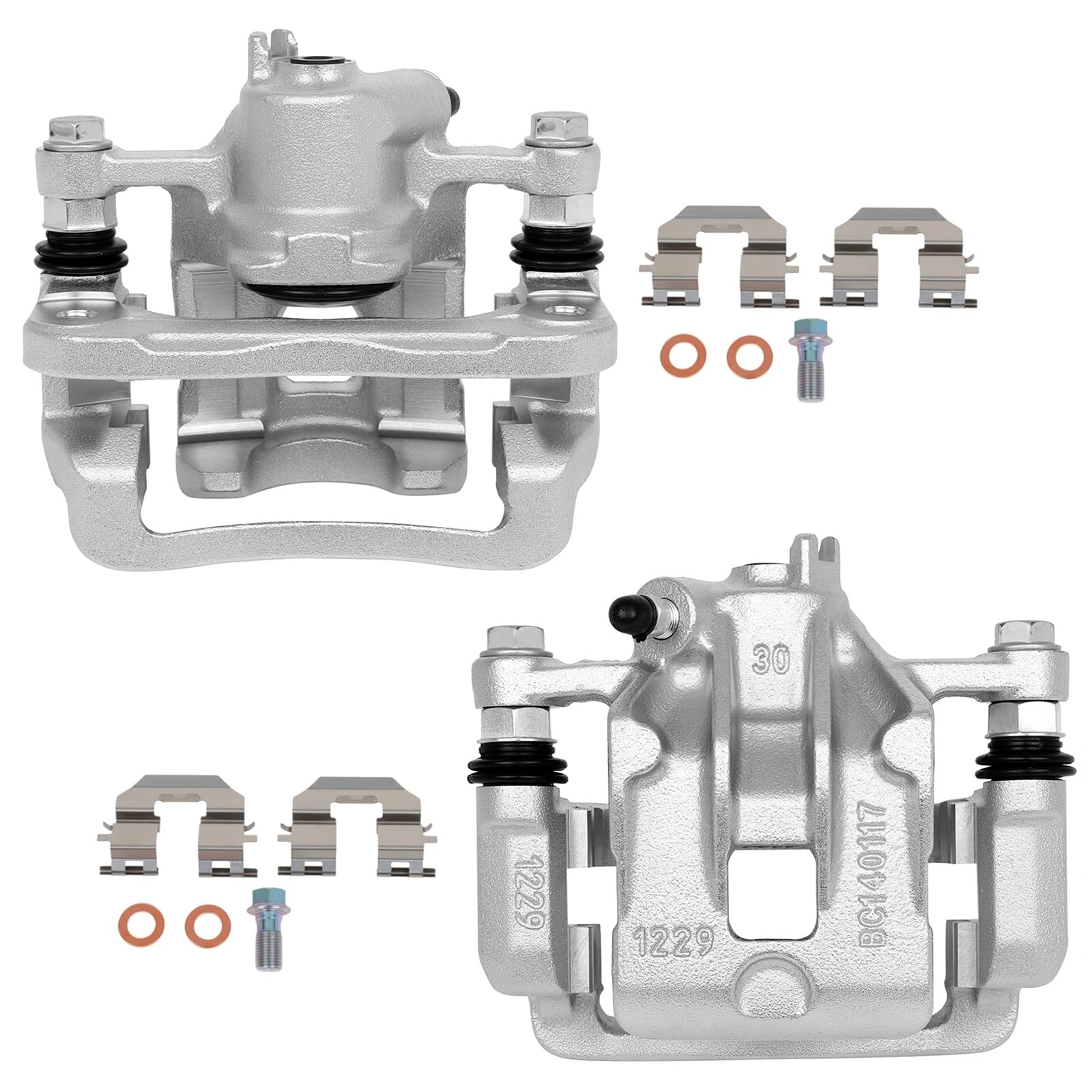 SCITOO 19B6283 19B6282 Rear Brake Calipers Fit For Kia For Soul 2010-2013, Disc Brake Caliper Assemblies,2PCS