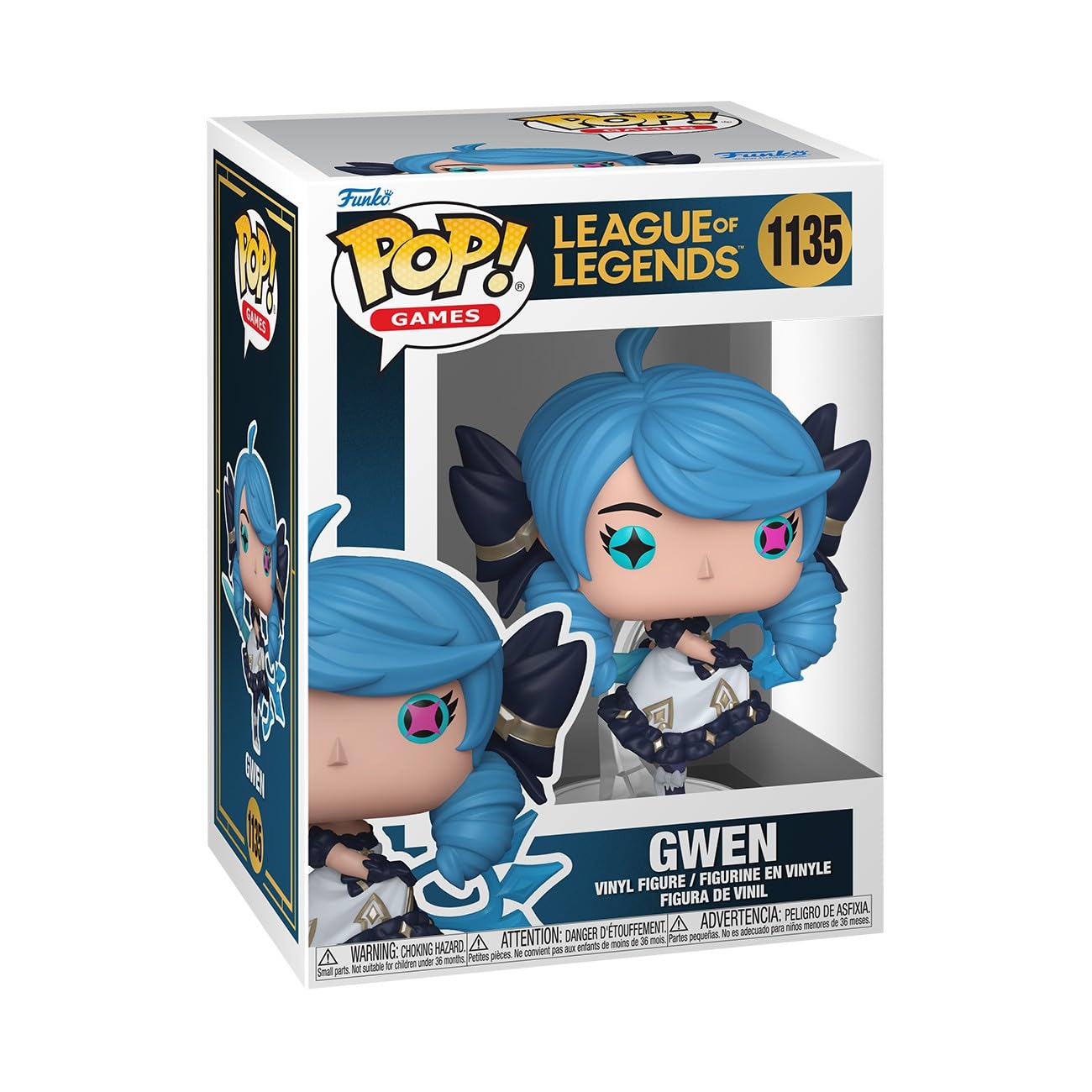 Funko Pop! Games: League of Legends - Gwen - Figurine en Vinyle à Collectionner - Idée de Cadeau - Produits Officiels - Video Games Fans