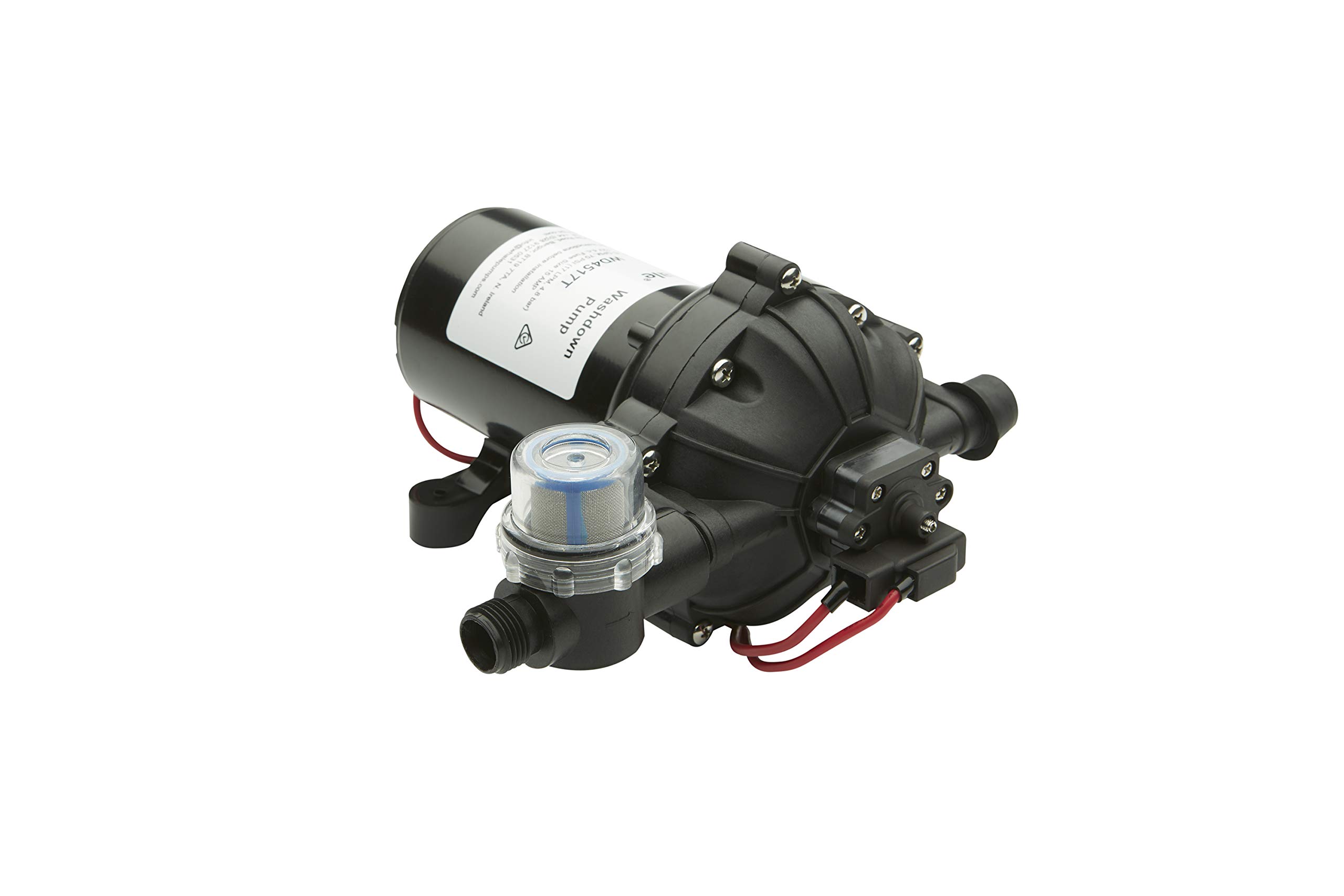 Whale WD4517T High-Pressure Wash Down Pump with Adjustable Trigger, 4.5 Gal./Min., 70 PSI, 12V, 1/2-In. Connections
