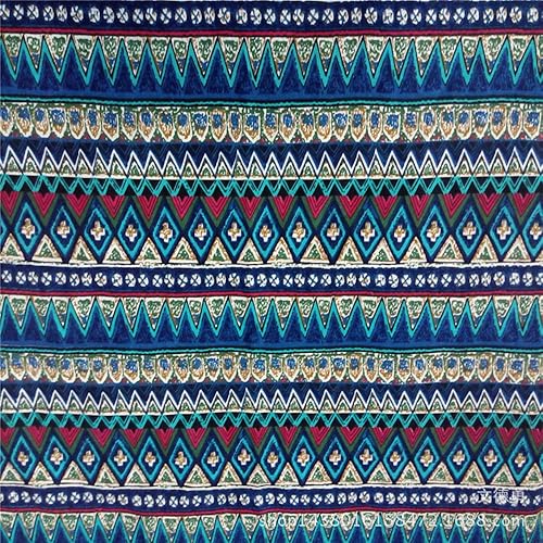 Miniatura 7 de Sheicon The Yard - Tela con estampado de olas oceánicas de algodón y lino mezclado estilo japonés, tela decorativa para proyectos de bricolaje,