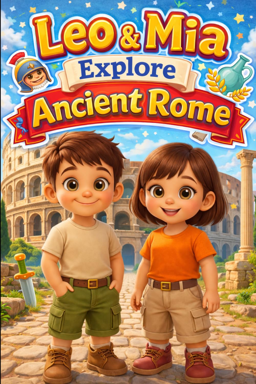 Leo & Mia Explore Ancient Rome: Gladiators, Colosseum, and Roman Life | Fun Ancient History Adventure for Kids | Easy English Story for Young Readers and ESL Beginners (Leo & Mia Explore the World)