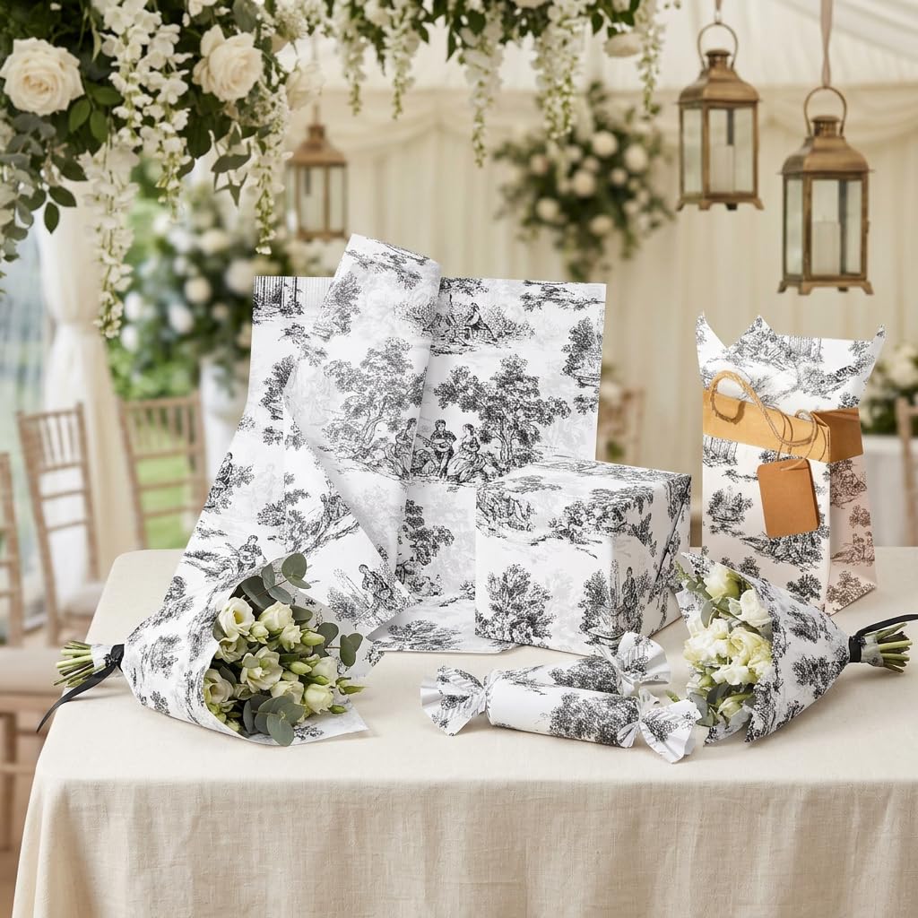 JeVenis Vintage Kraft Tissue Paper for Gift Wrapping