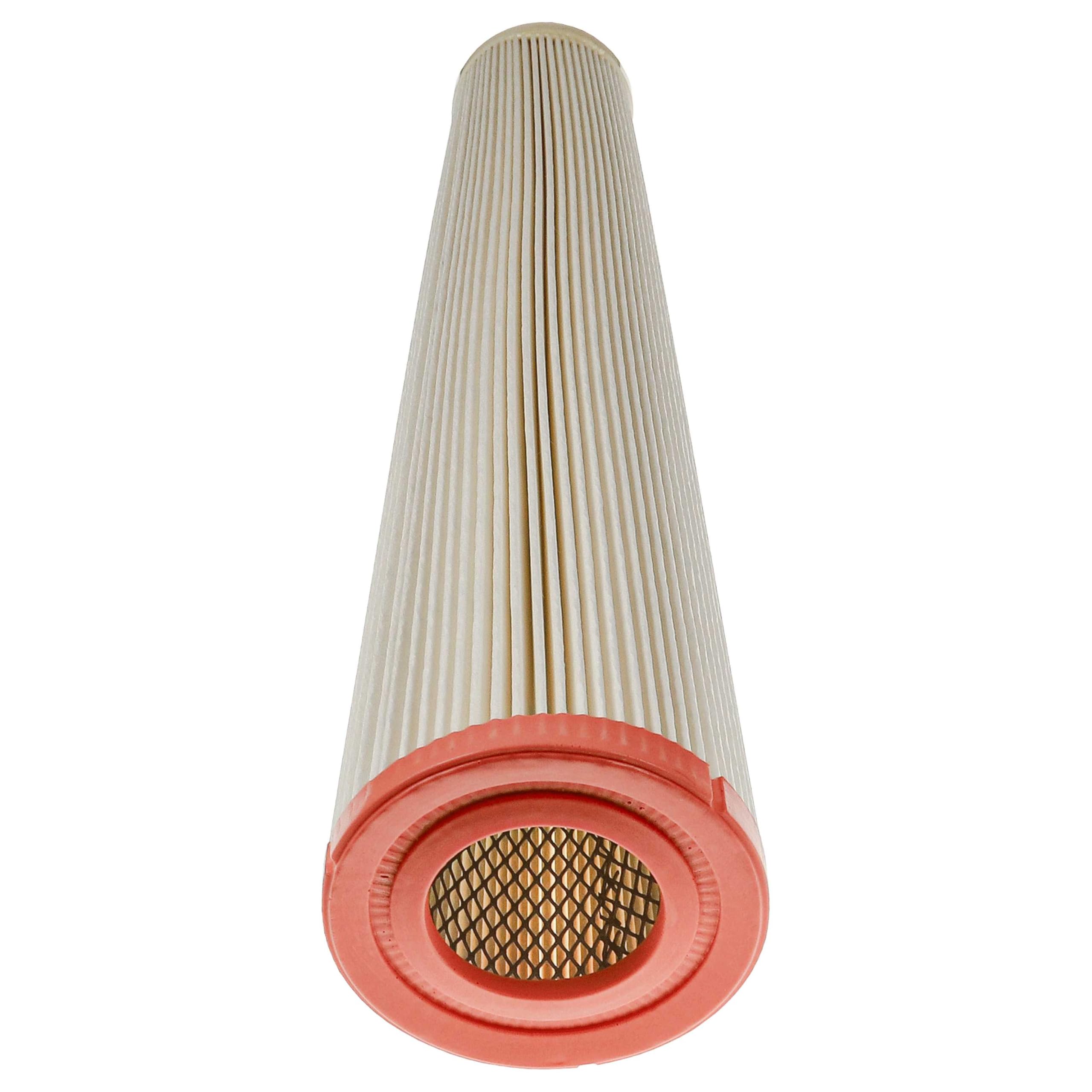 vhbw 2x Filtro reemplaza Dustcontrol 42024 para aspiradora - filtro Hepa naranja blanco