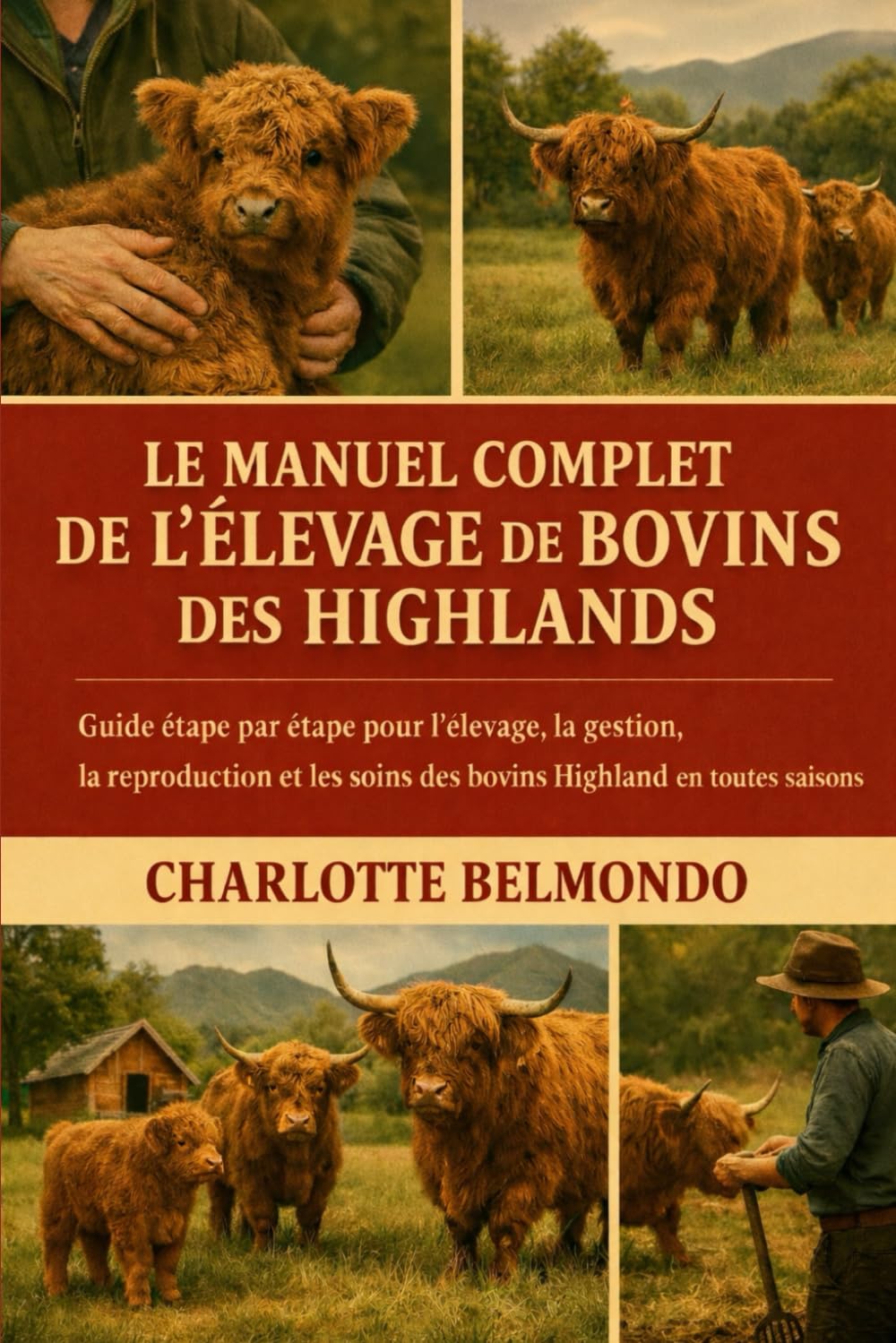 LE MANUEL COMPLET DE L'ÉLEVAGE DE BOVINS DES HIGHLANDS: Guide étape par étape pour l'élevage, la gestion, la reproduction et les soins des bovins Highland en toutes saisons