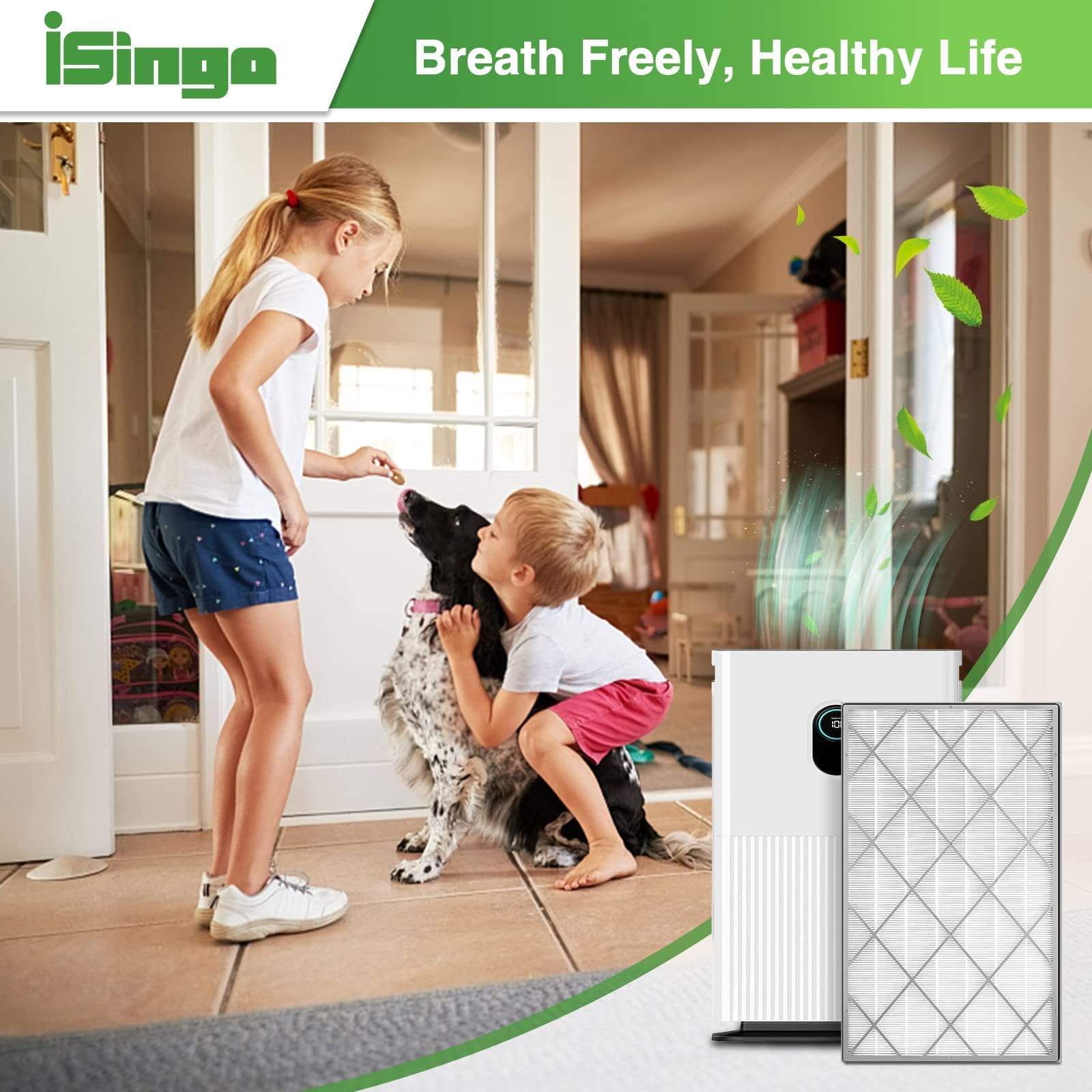 Filtro di ricambio HE601 HEPA compatibile con purificatore d'aria