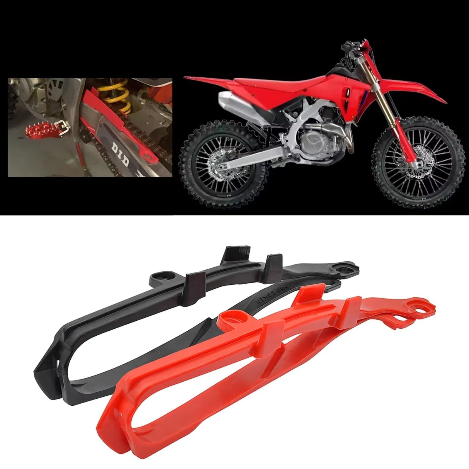 Catena Guida Guard Compatibile Con Per CR125R 2000 2001 2002 2003 2004 2005 2006 2007 Moto Catena Guard Guida Forcellone Protezione