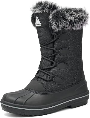 Mishansha Snow Boots for Women Mid-Calf Waterproof Winter Boot