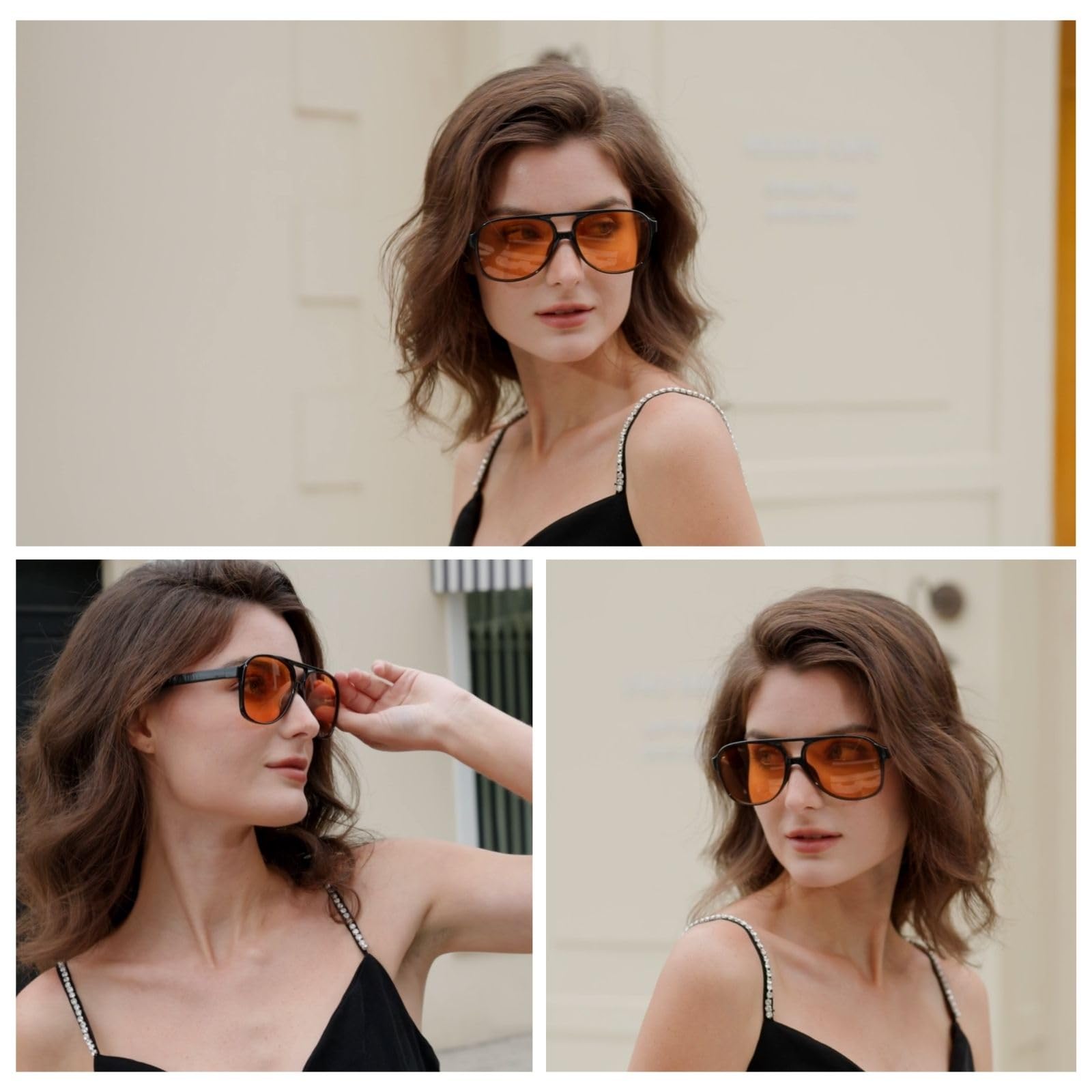 Xpectrum Trendy Retro Sunglasses for Men Women 70s Vintage Aviator Sun Glasses Classic Shades