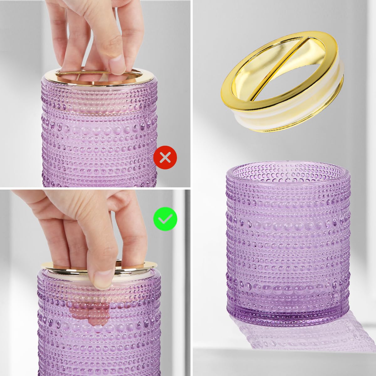 Soporte para cepillos de dientes para baños, cepillo de dientes de vidrio transparente y soporte para pasta de dientes, vaso de baño de 10 onzas y taza de enjuague bucal, taza de almacenamiento