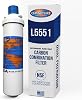 Omnipure L5551 ウォーターフィルターカートリッジ ボトルレスクーラー用 – 二重ろ過 堆積物 & GAC 汚れ、錆、塩素、臭気用 1500ガロン ねじれやすい Magic Mountain対応